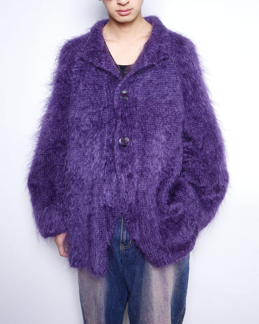 vintage monster mohair cardigan