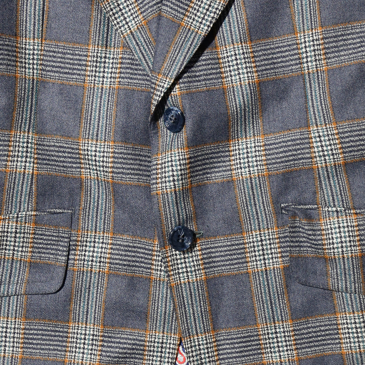 vintage 70's The Mancillas International check flare set up
