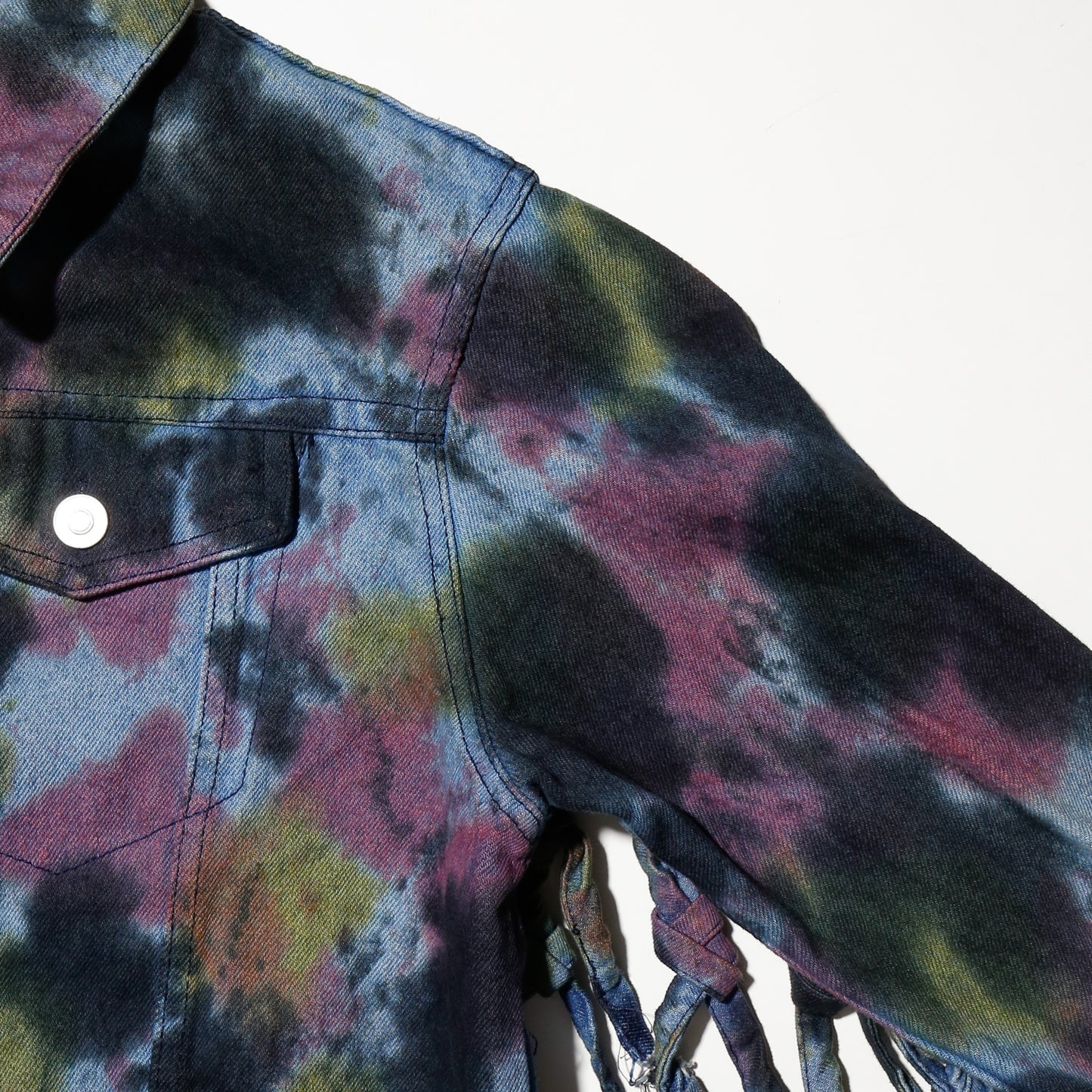 vintage braids psychedelic trucer jacket