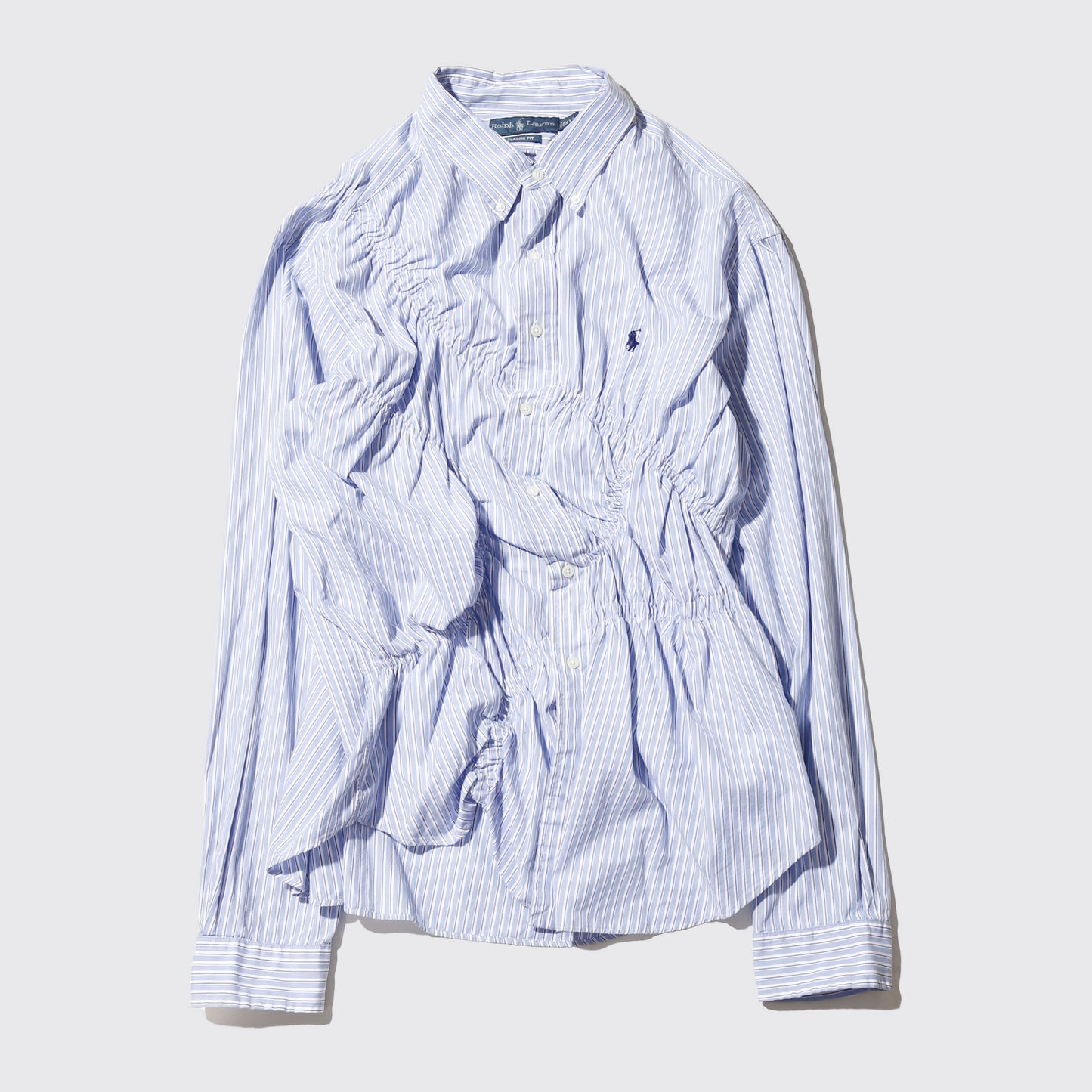 *one-off irregular gathering shirt