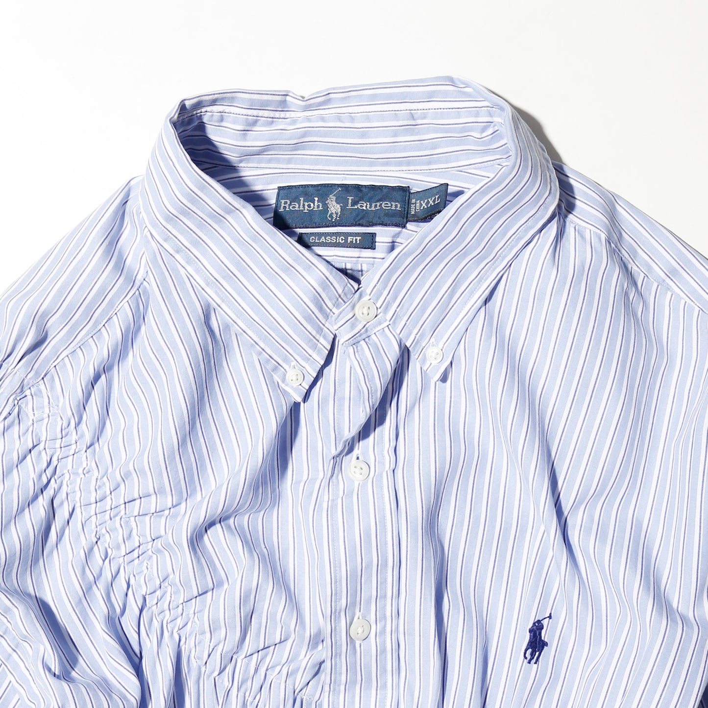 *one-off irregular gathering shirt