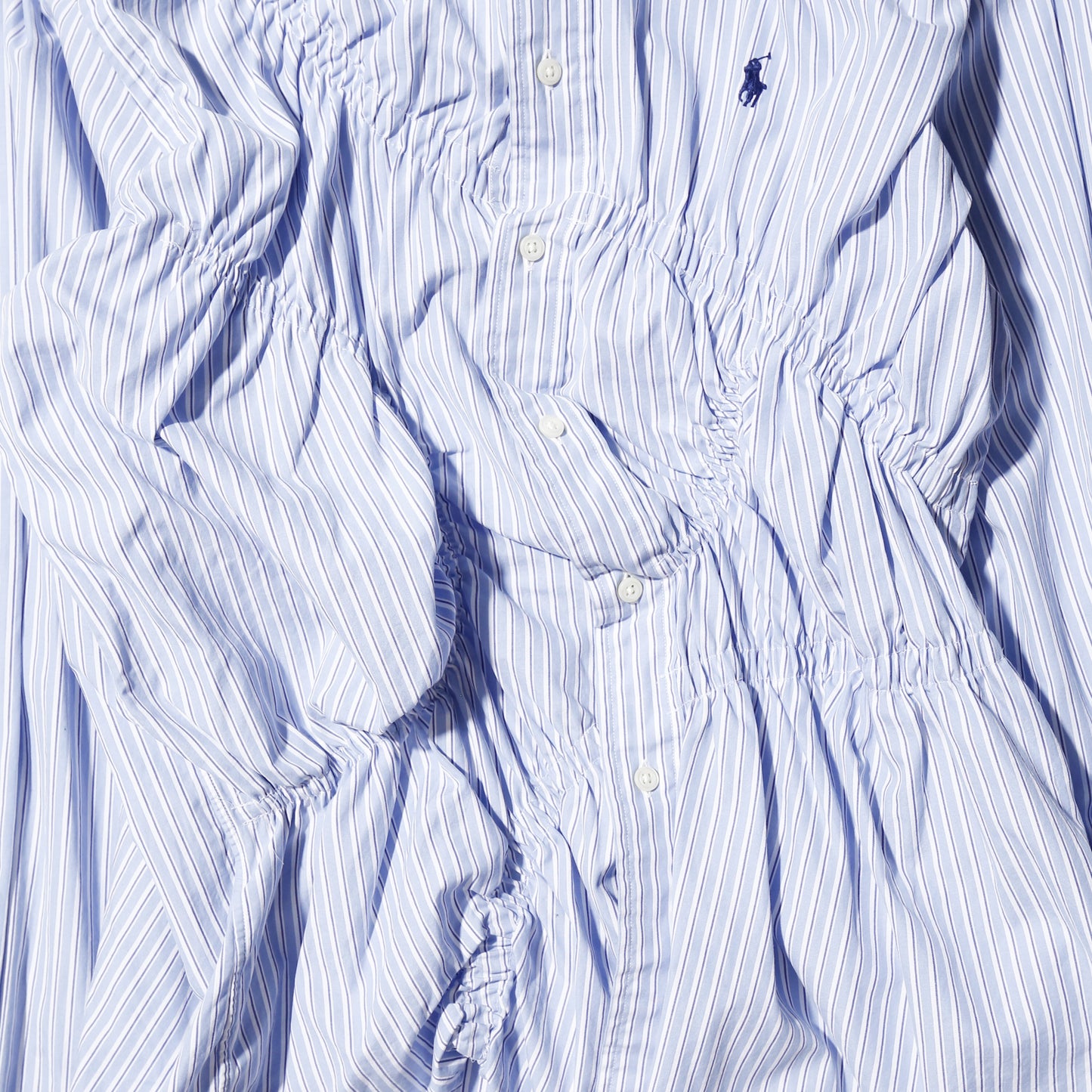 *one-off irregular gathering shirt