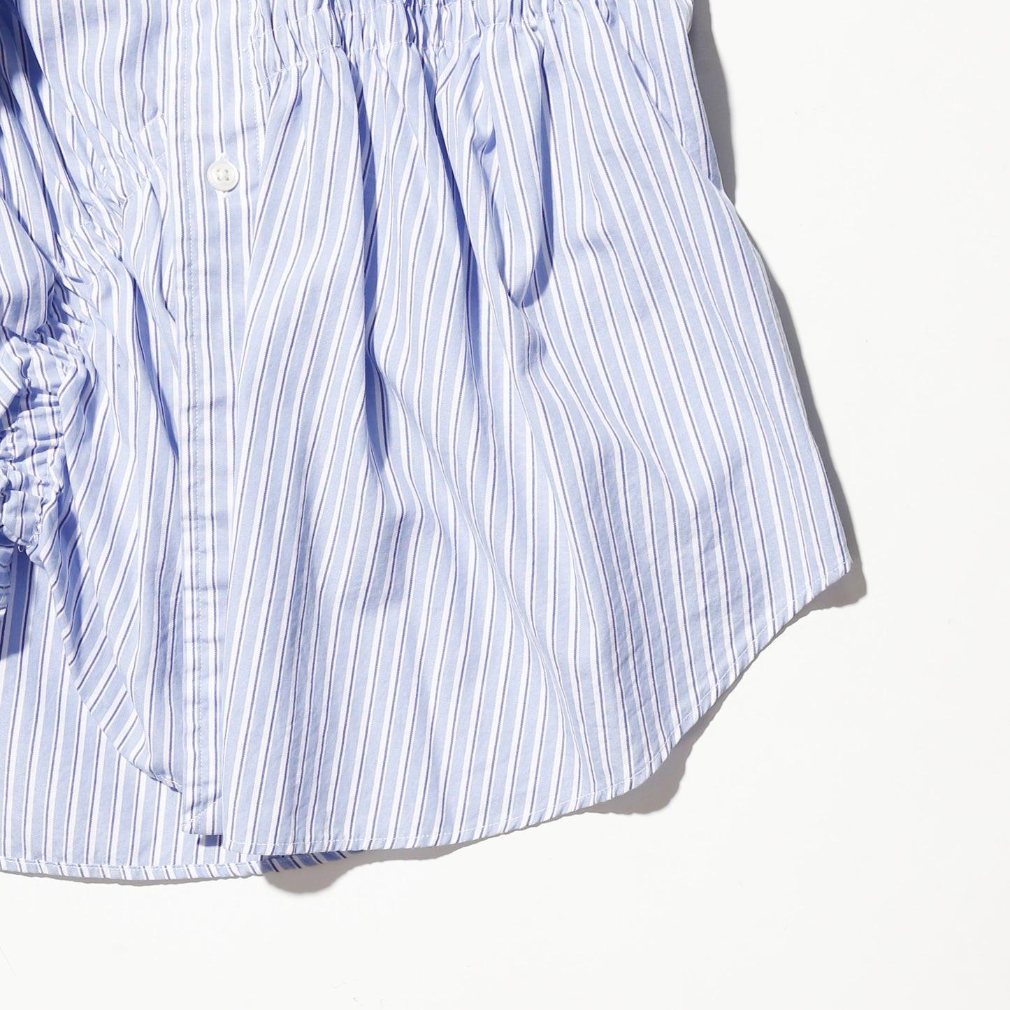 *one-off irregular gathering shirt