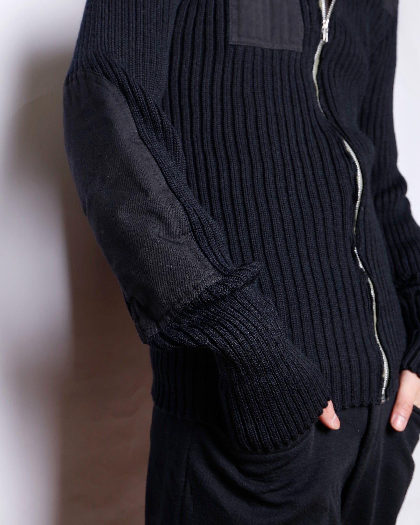 *one-off command zip cardigan