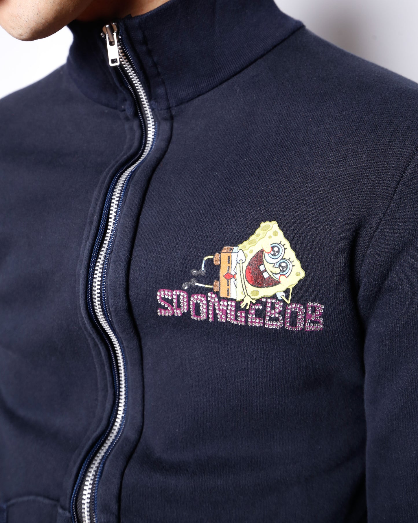 vintage 00's euro sponge bob skinny jacket