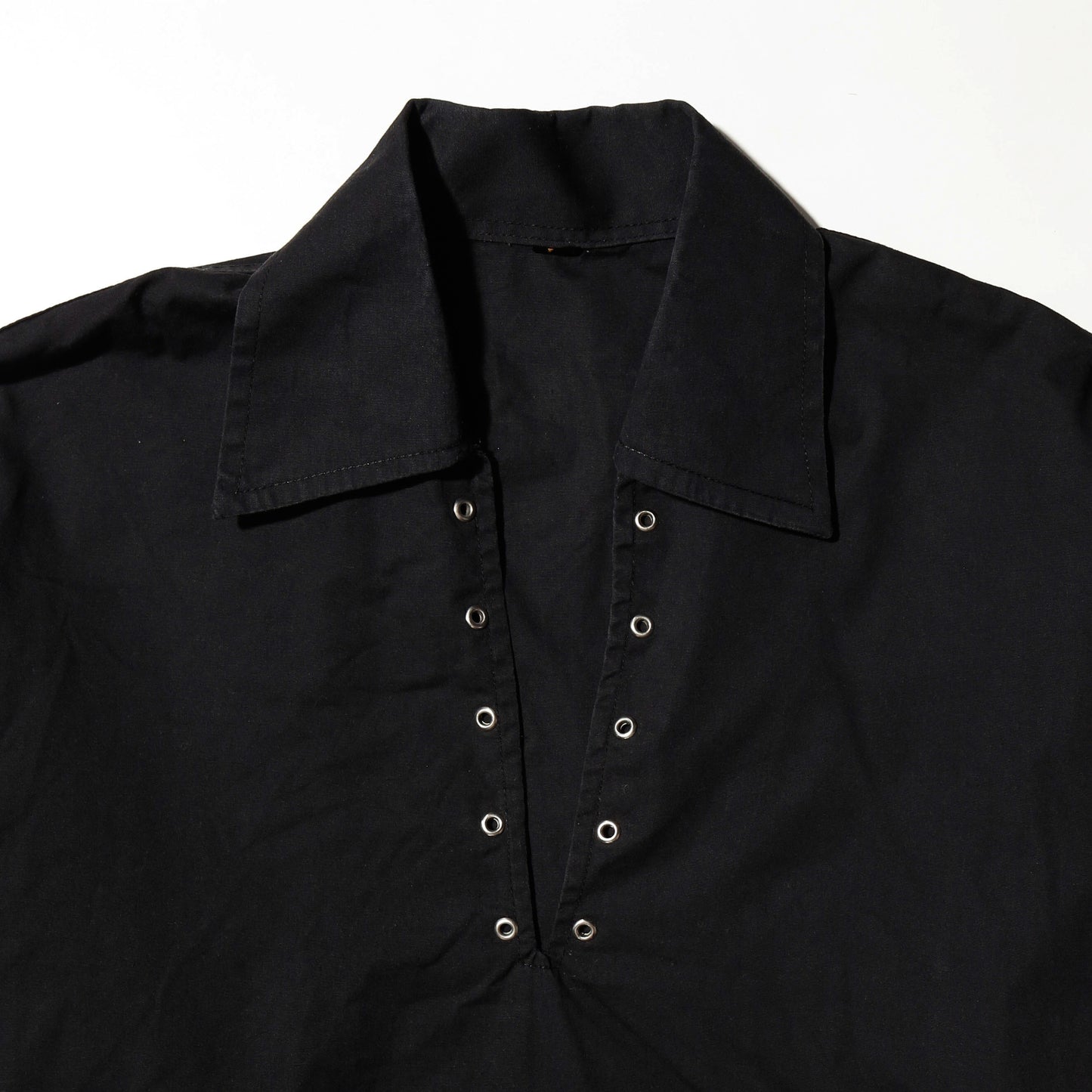 vintage eyelet skipper cotton pullover