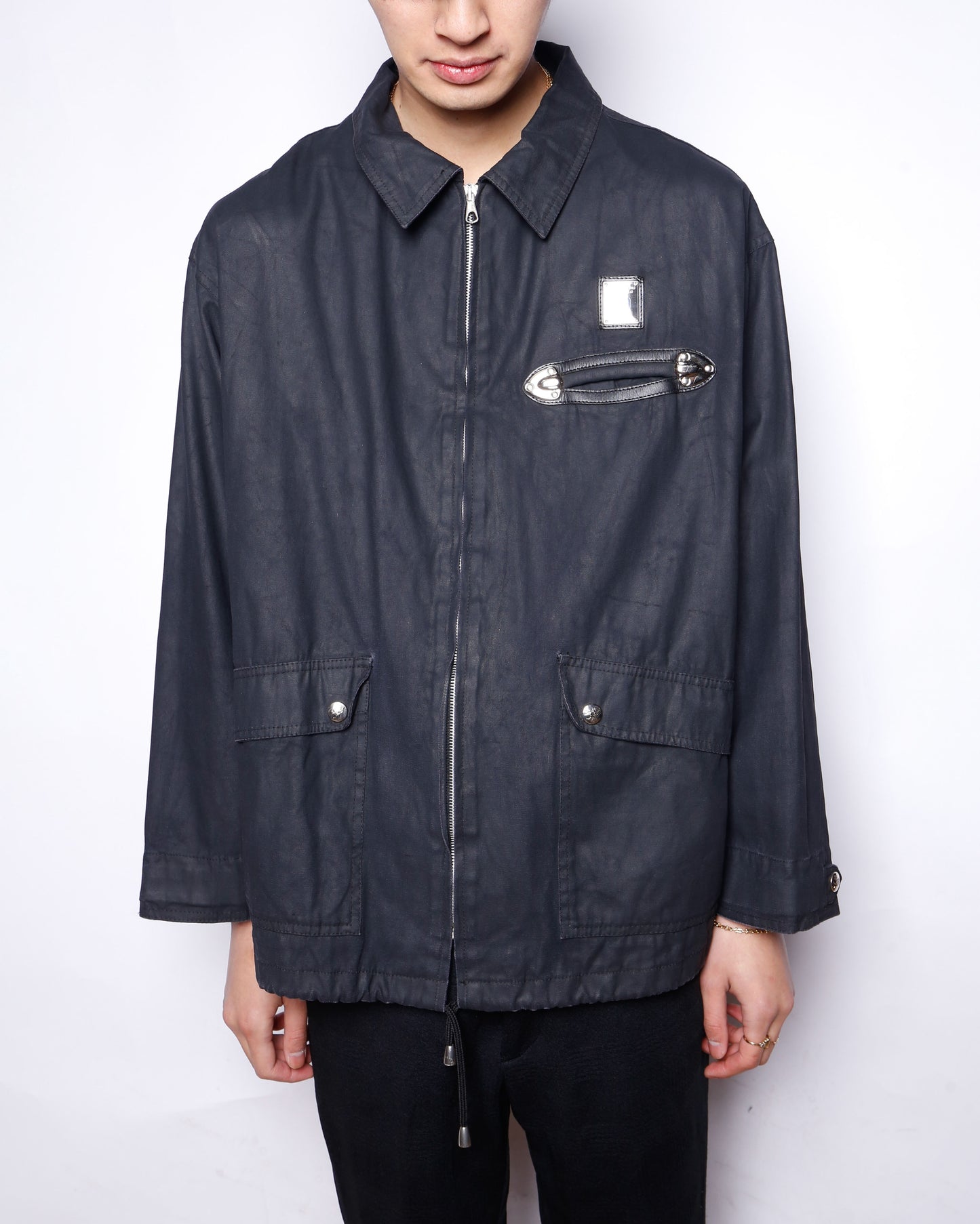 vintage piero guidi waxed jacket