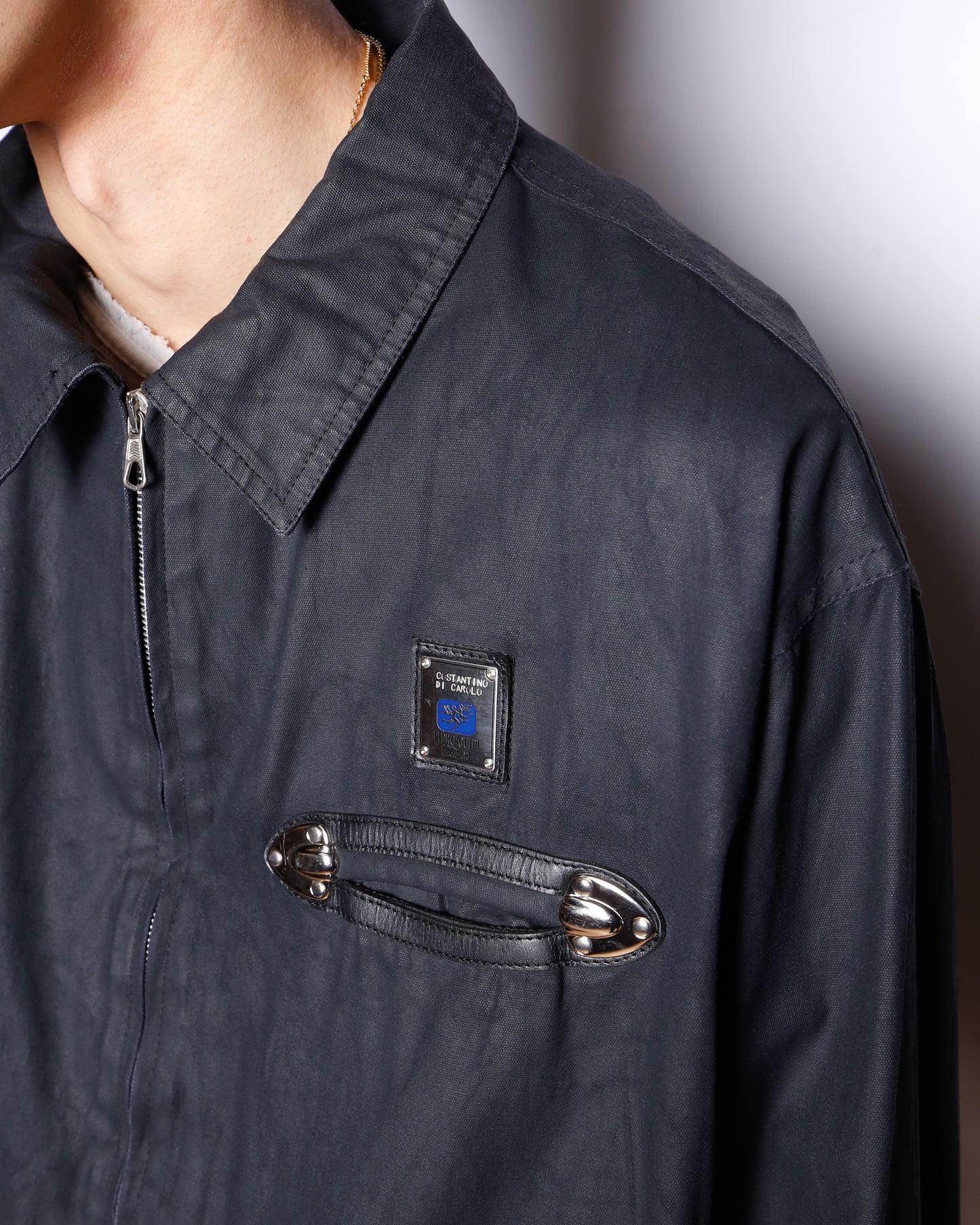 vintage piero guidi waxed jacket