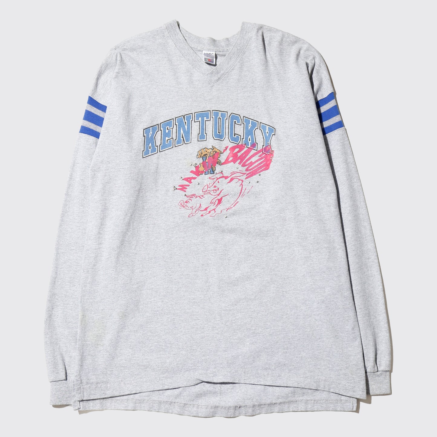 *one-off "making bacon" hand screen l/s