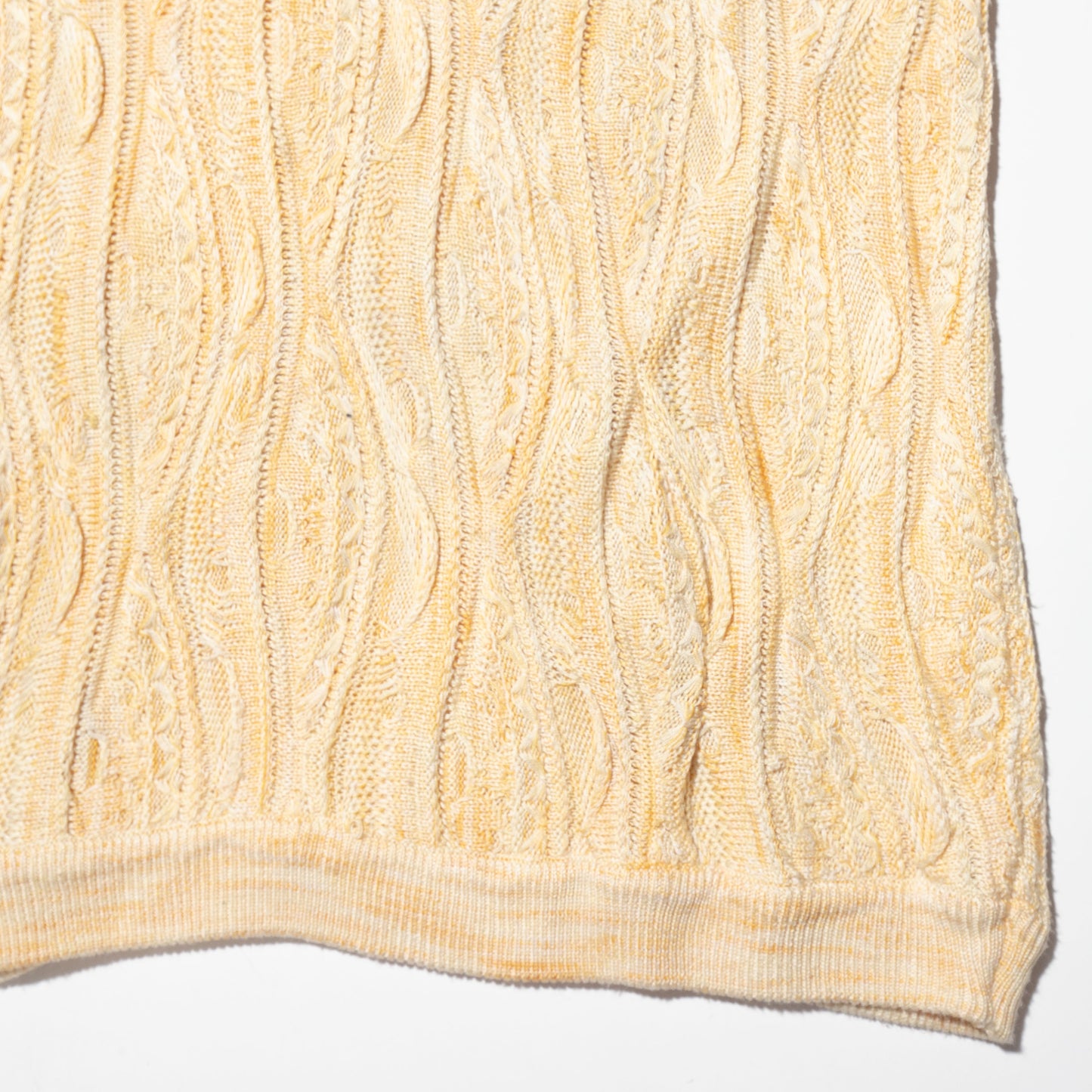 vintage 3d knit polo h/s