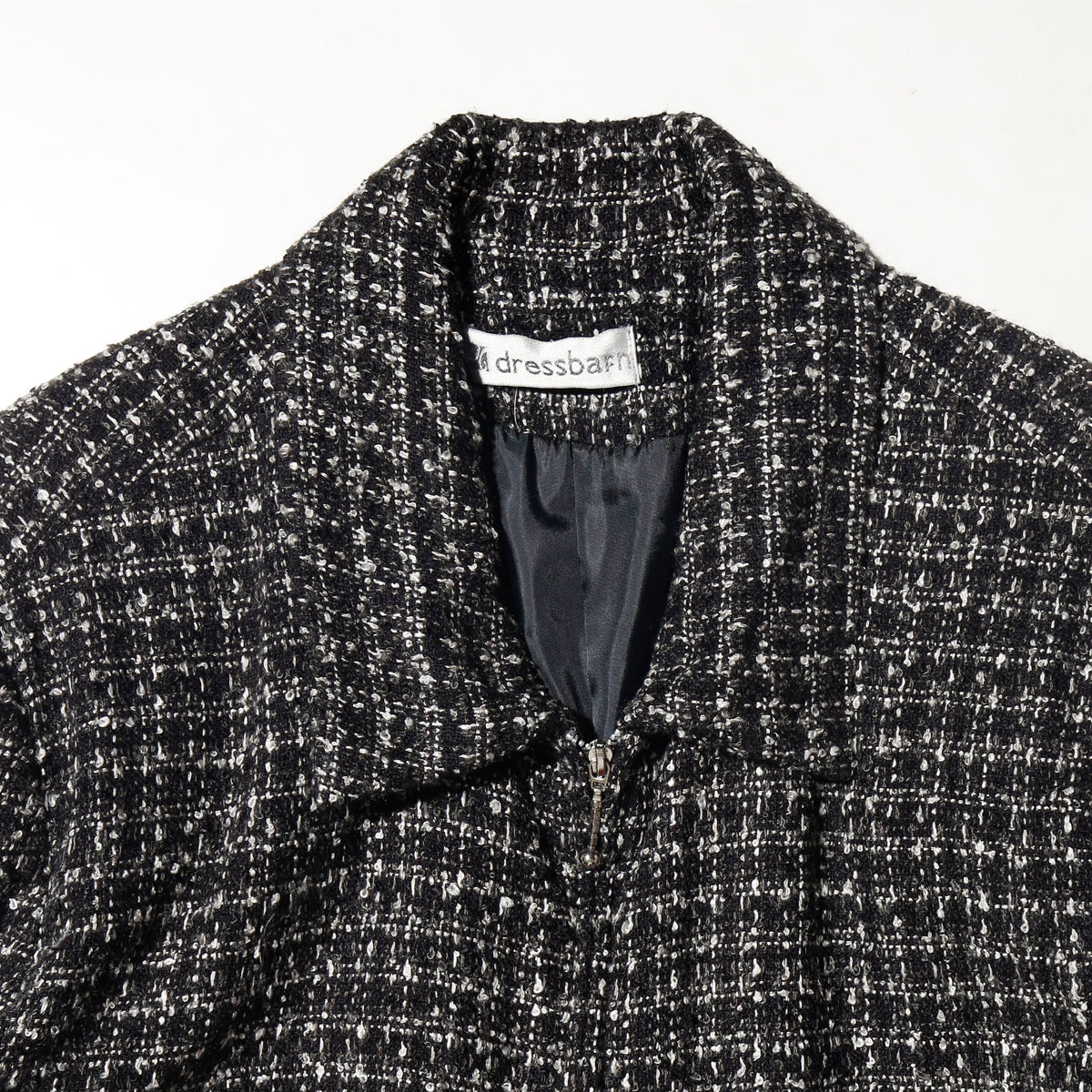 vintage tweed truker jacket