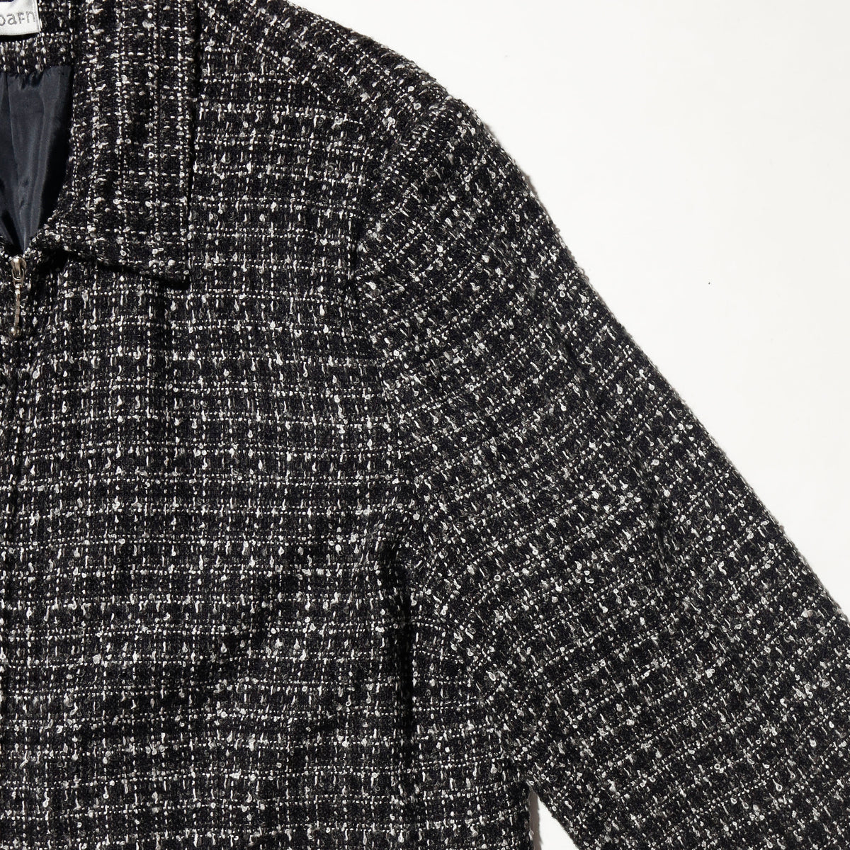 vintage tweed truker jacket
