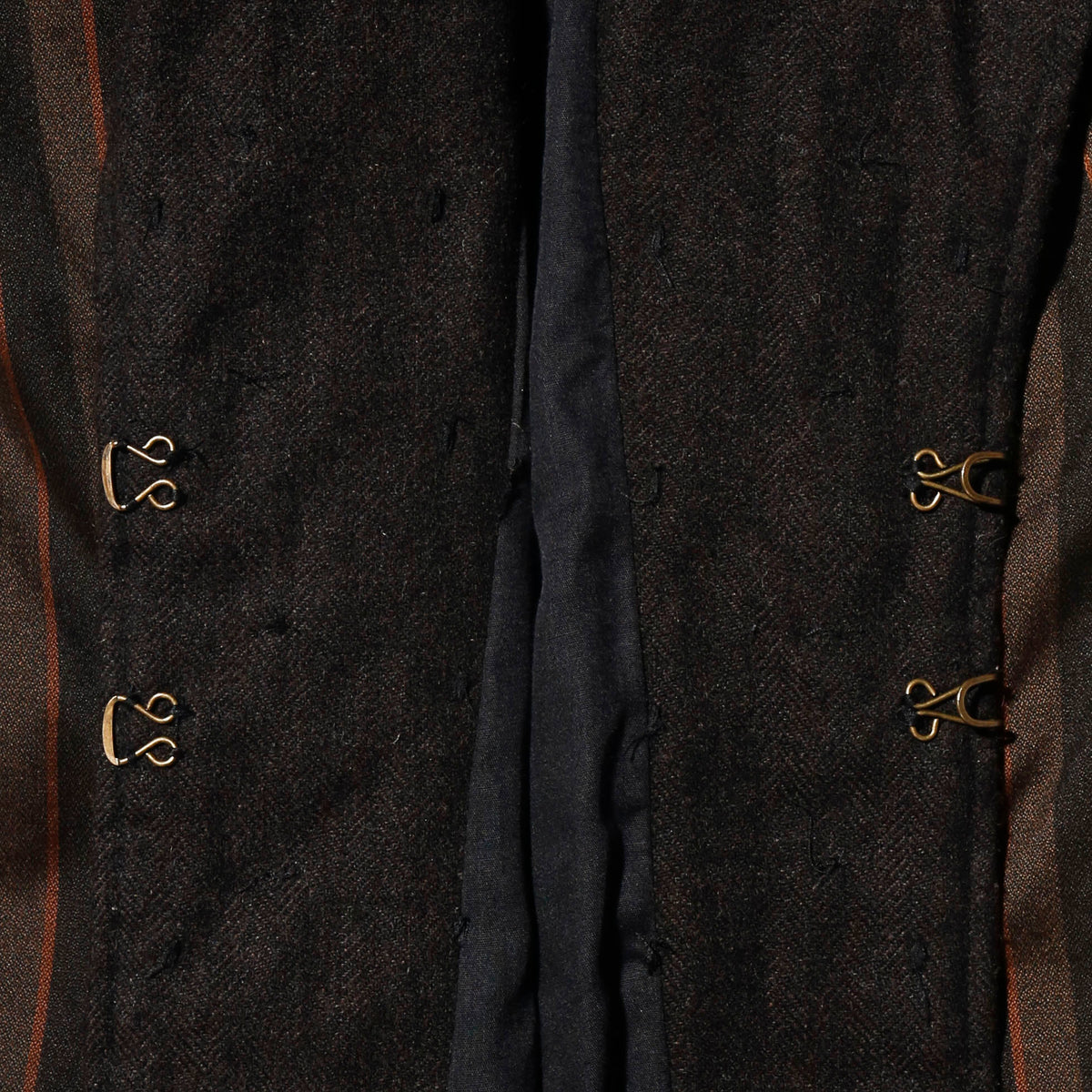 vintage stripe hussar long coat