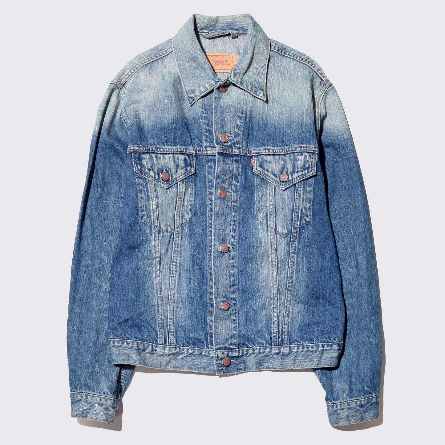 vintage levi's fade trucker jacket