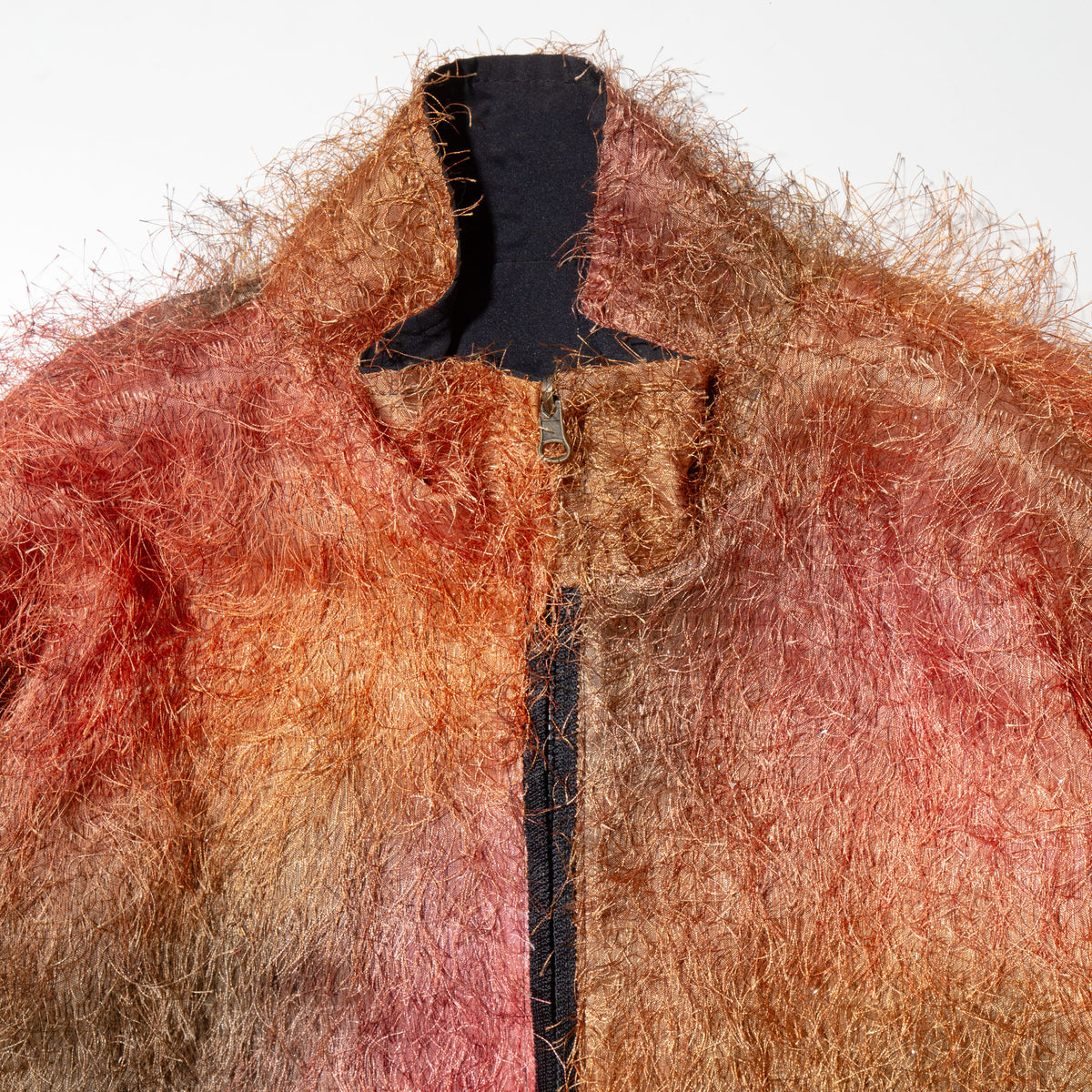 vintage melange shaggy jacket