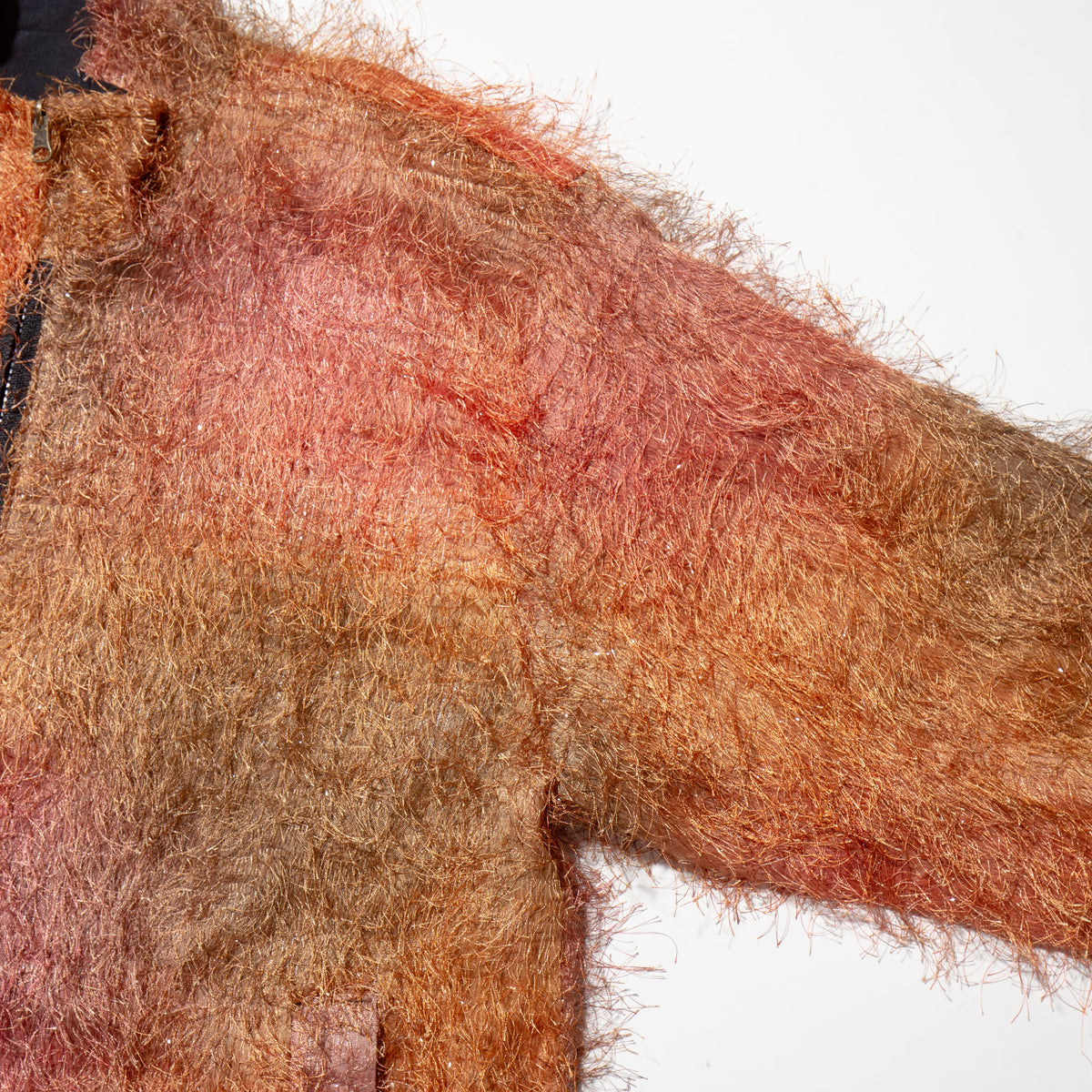 vintage melange shaggy jacket