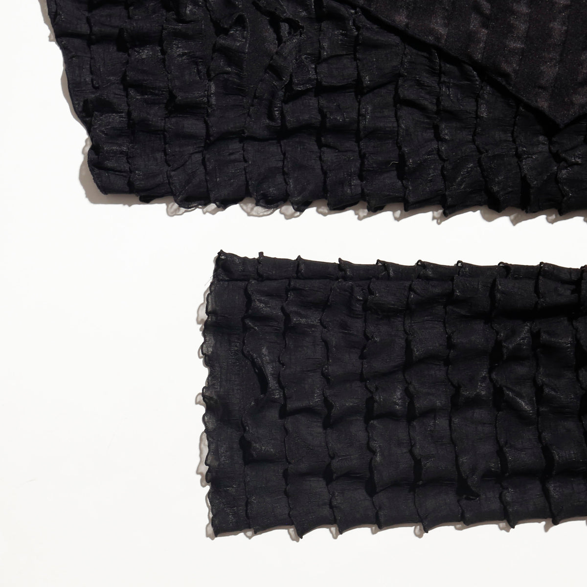 vintage ruffle sheer cardigan