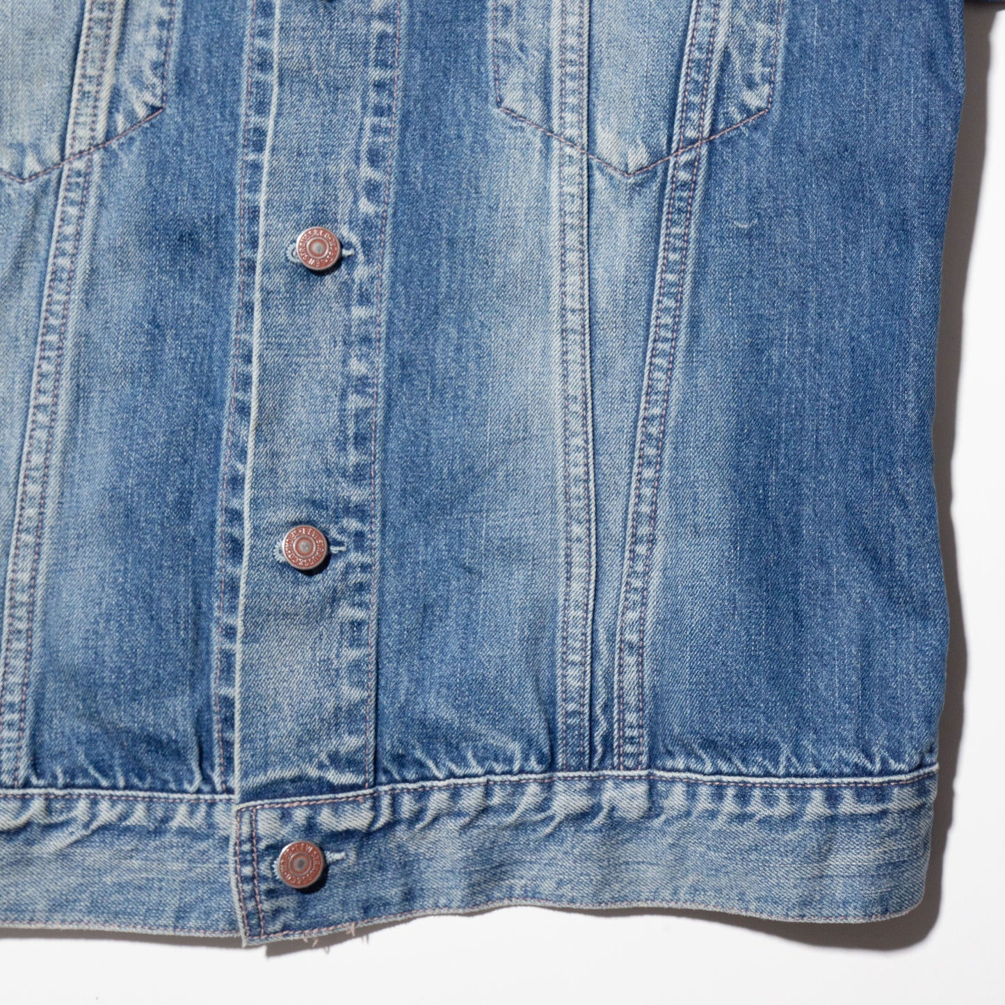 vintage levi's fade trucker jacket