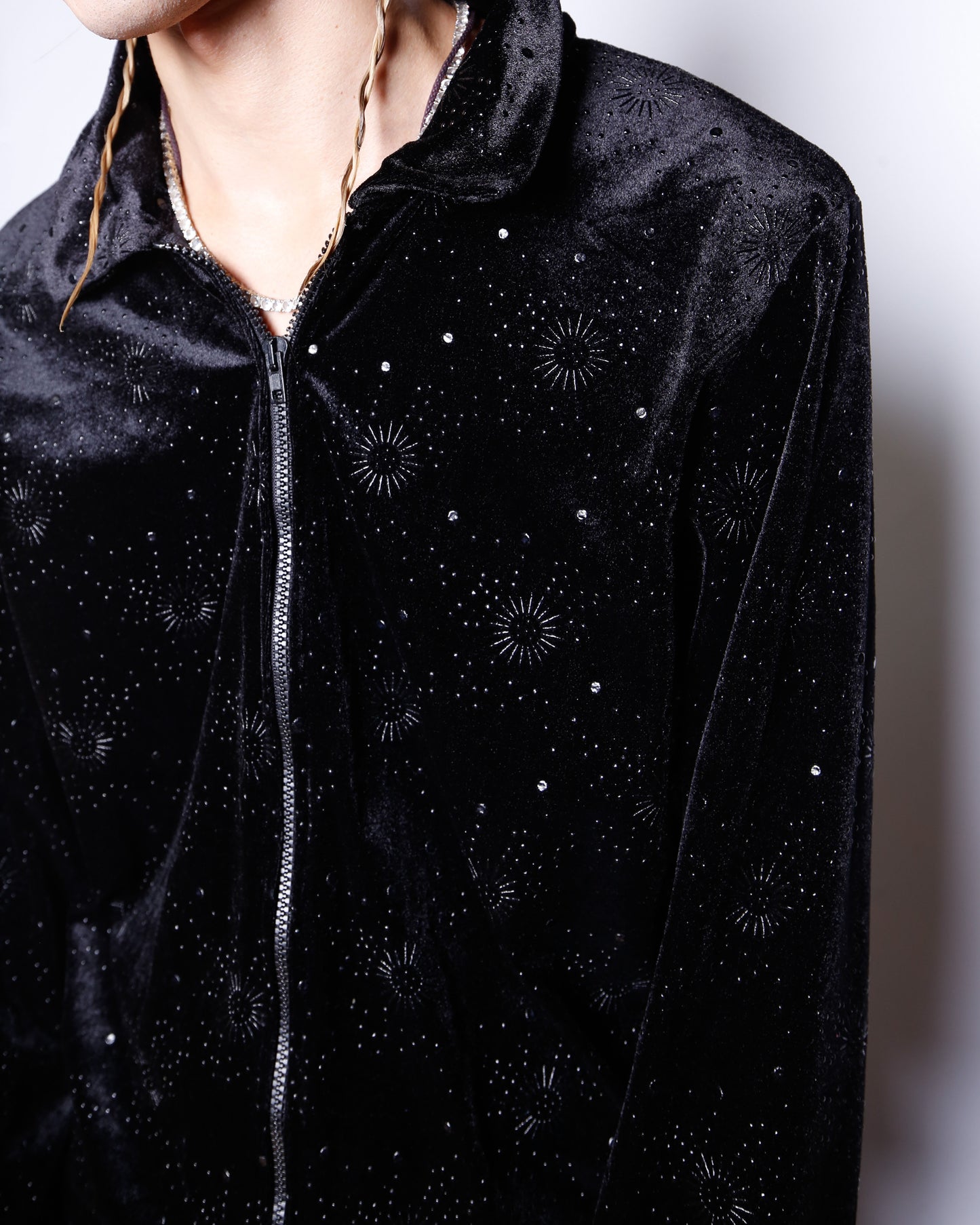 vintage sparkle velour shirt