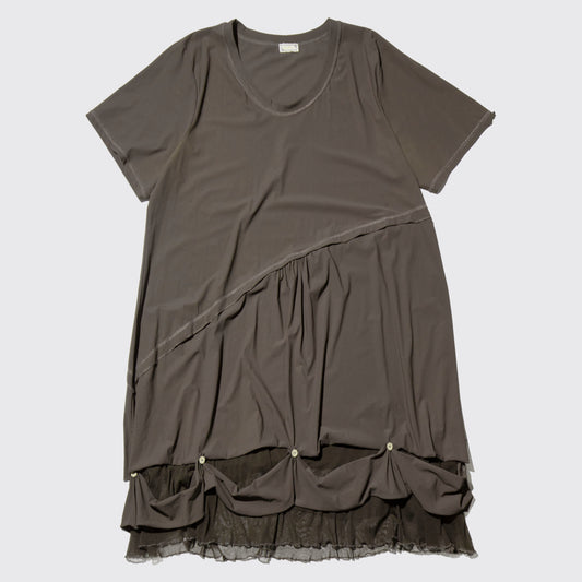 vintage layered pullover dress