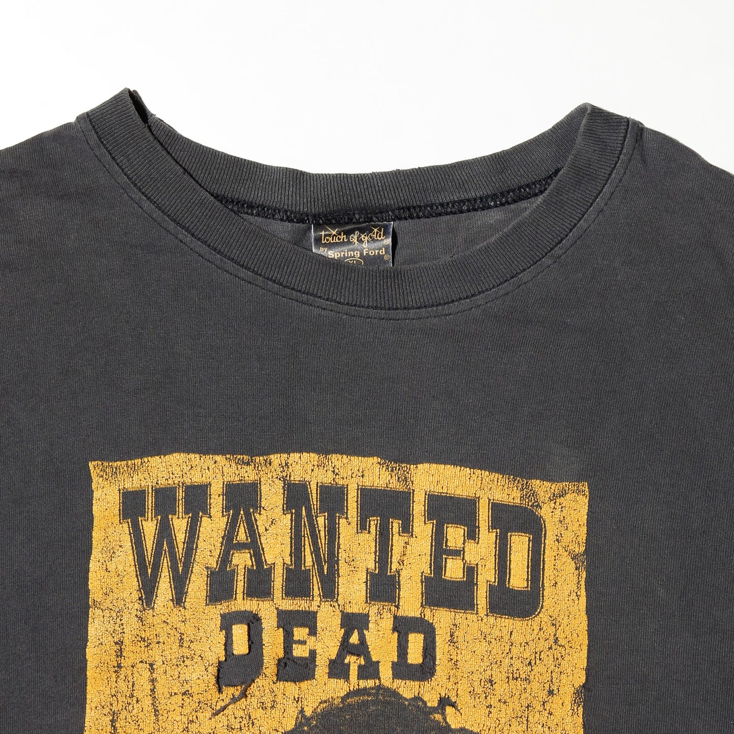vintage 90's WWE cactus jack "wanted dead" broken t-shirt