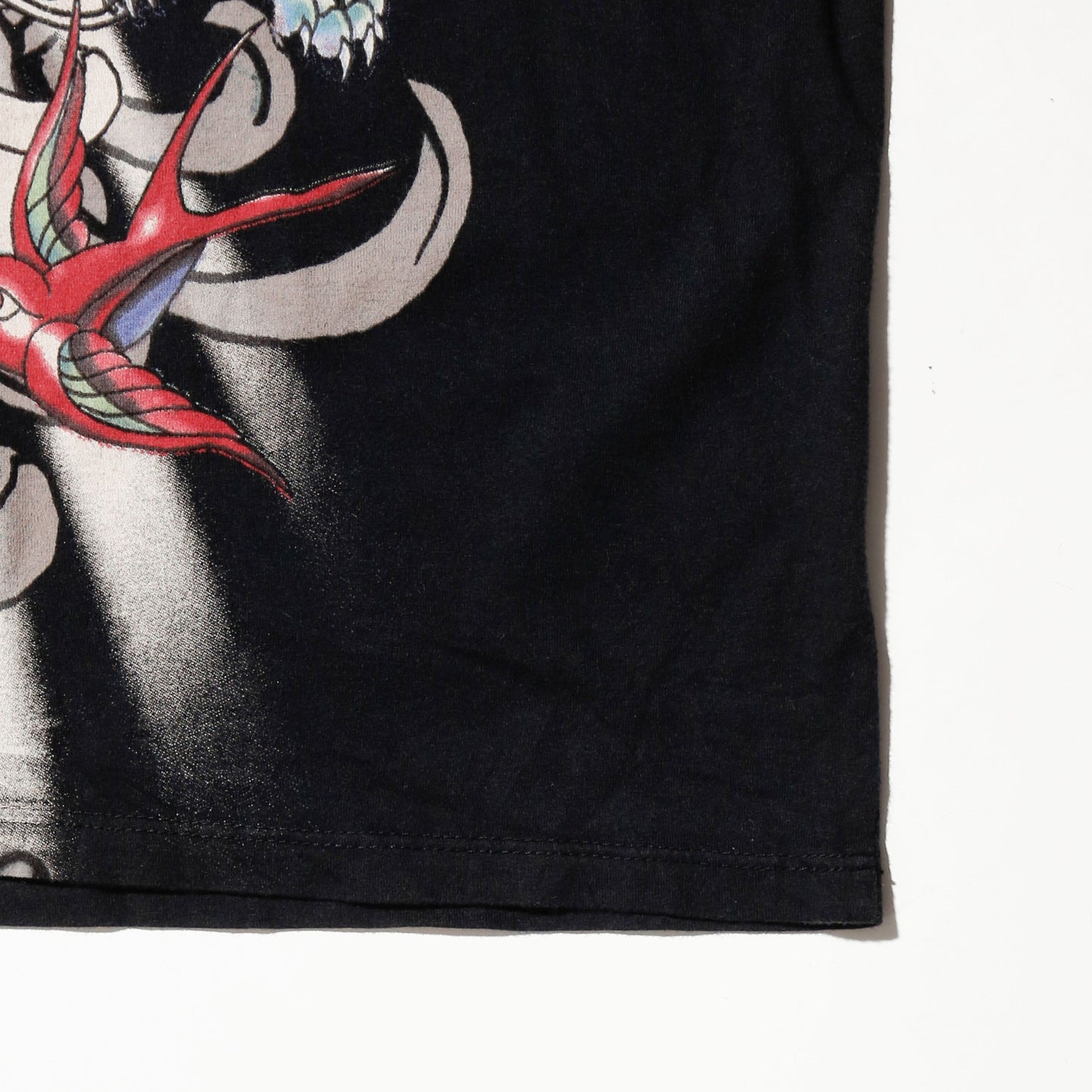vintage ed hardy skull tatoo t-shirt