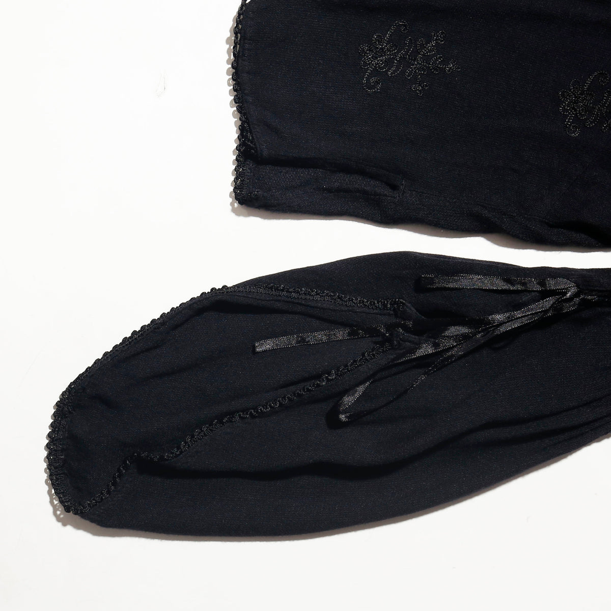 vintage floral lace up rayon pullover