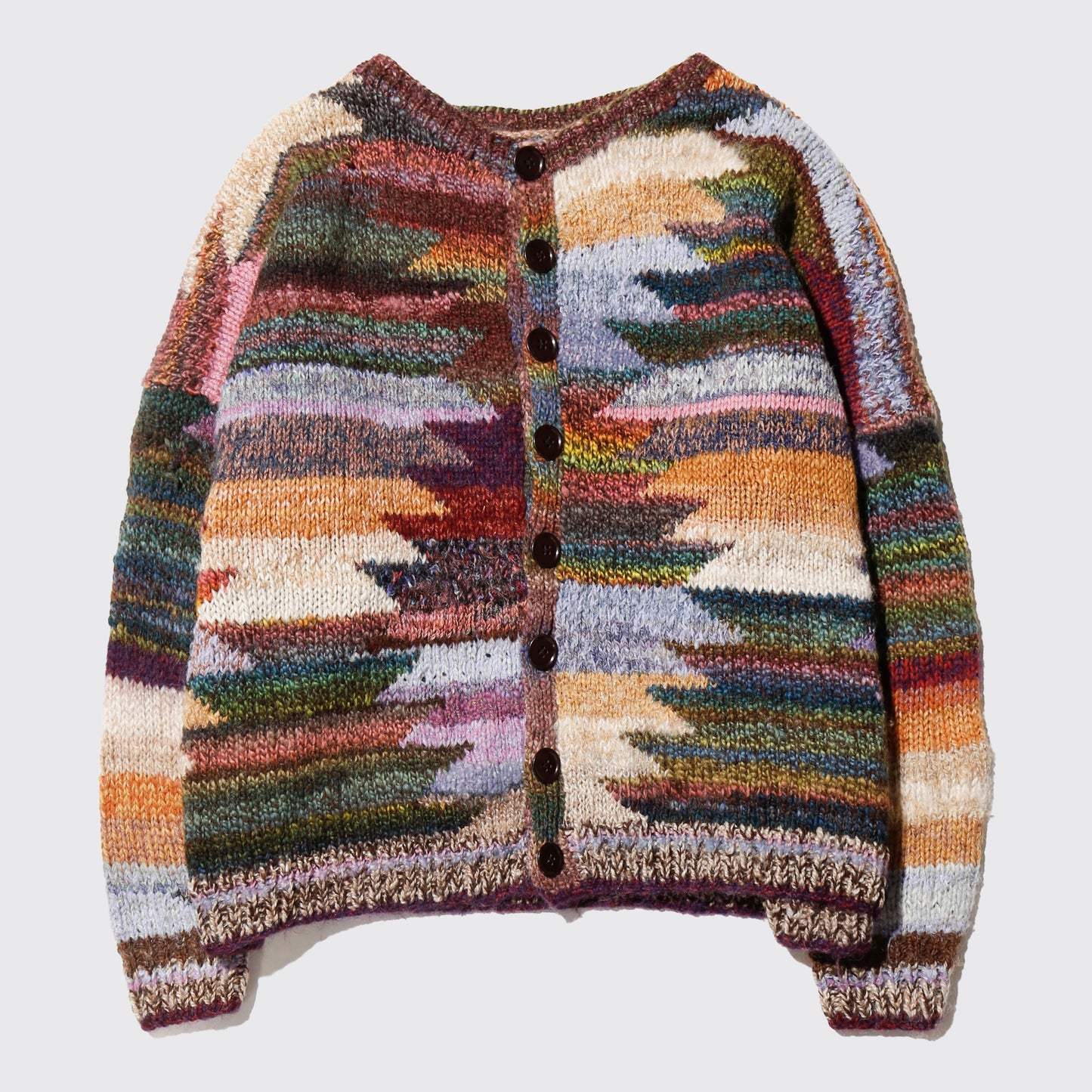 vintage hand knit chunky cardigan