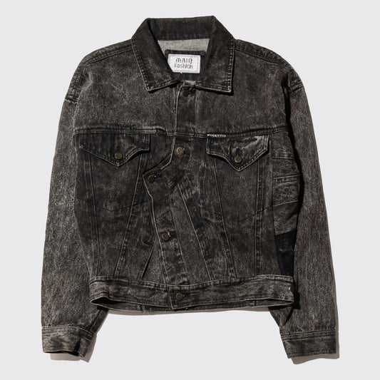 *one-off acid unbalance trucker jacket