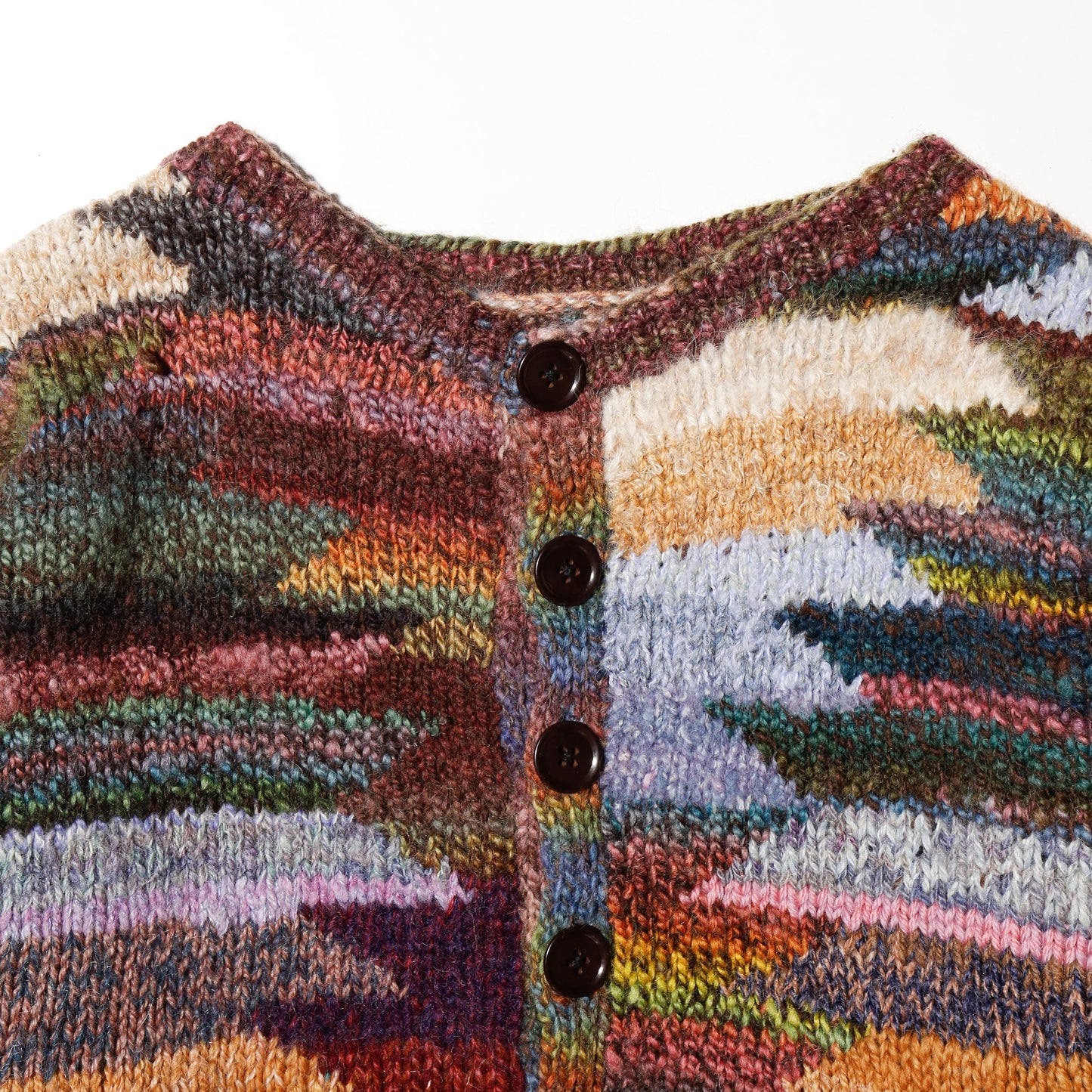 vintage hand knit chunky cardigan