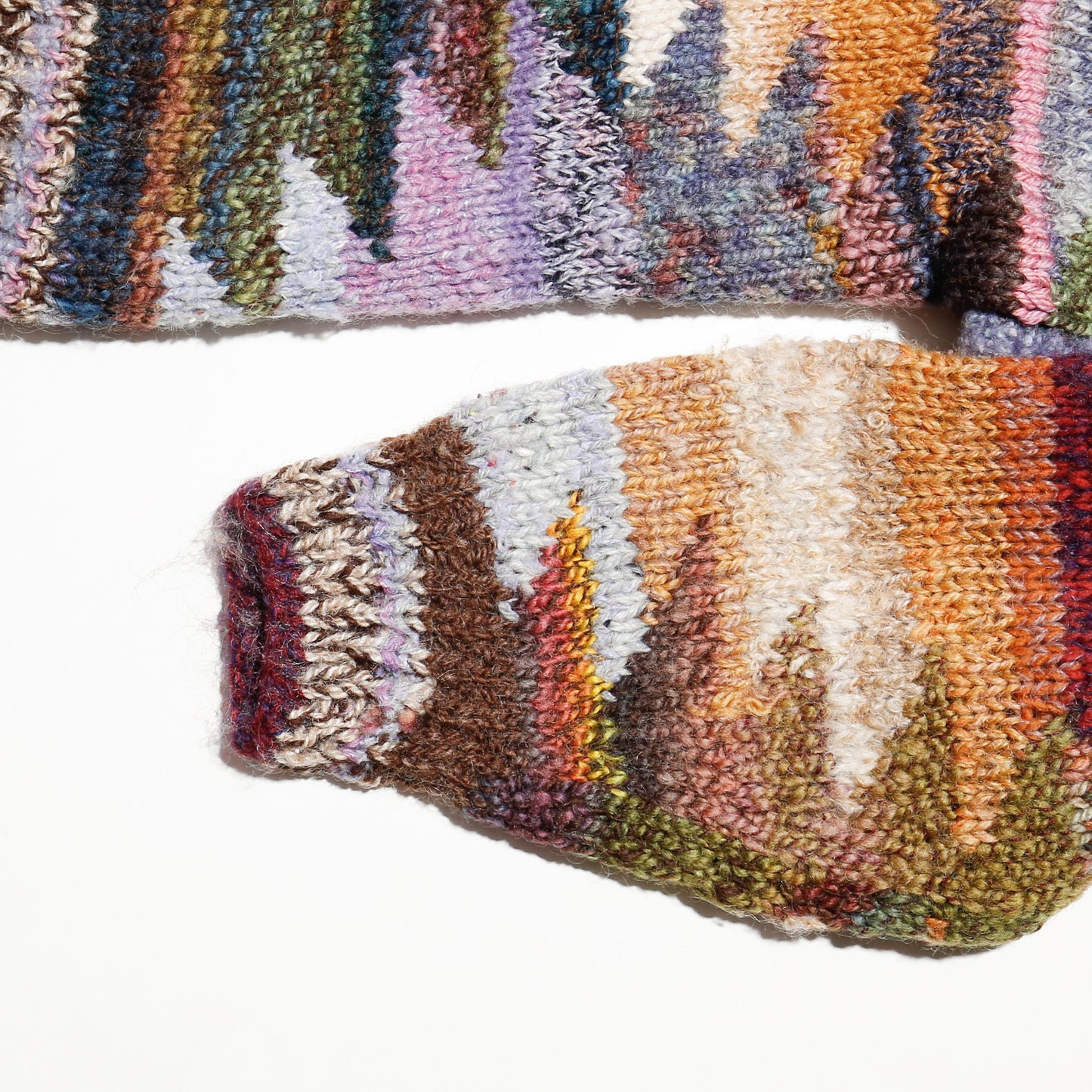 vintage hand knit chunky cardigan