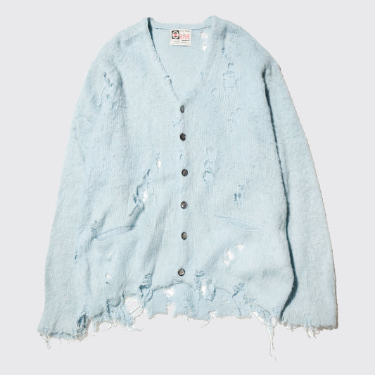 vintage 60's Young breed by REVERE "SHAG-RAC" mohair cardigan *broken