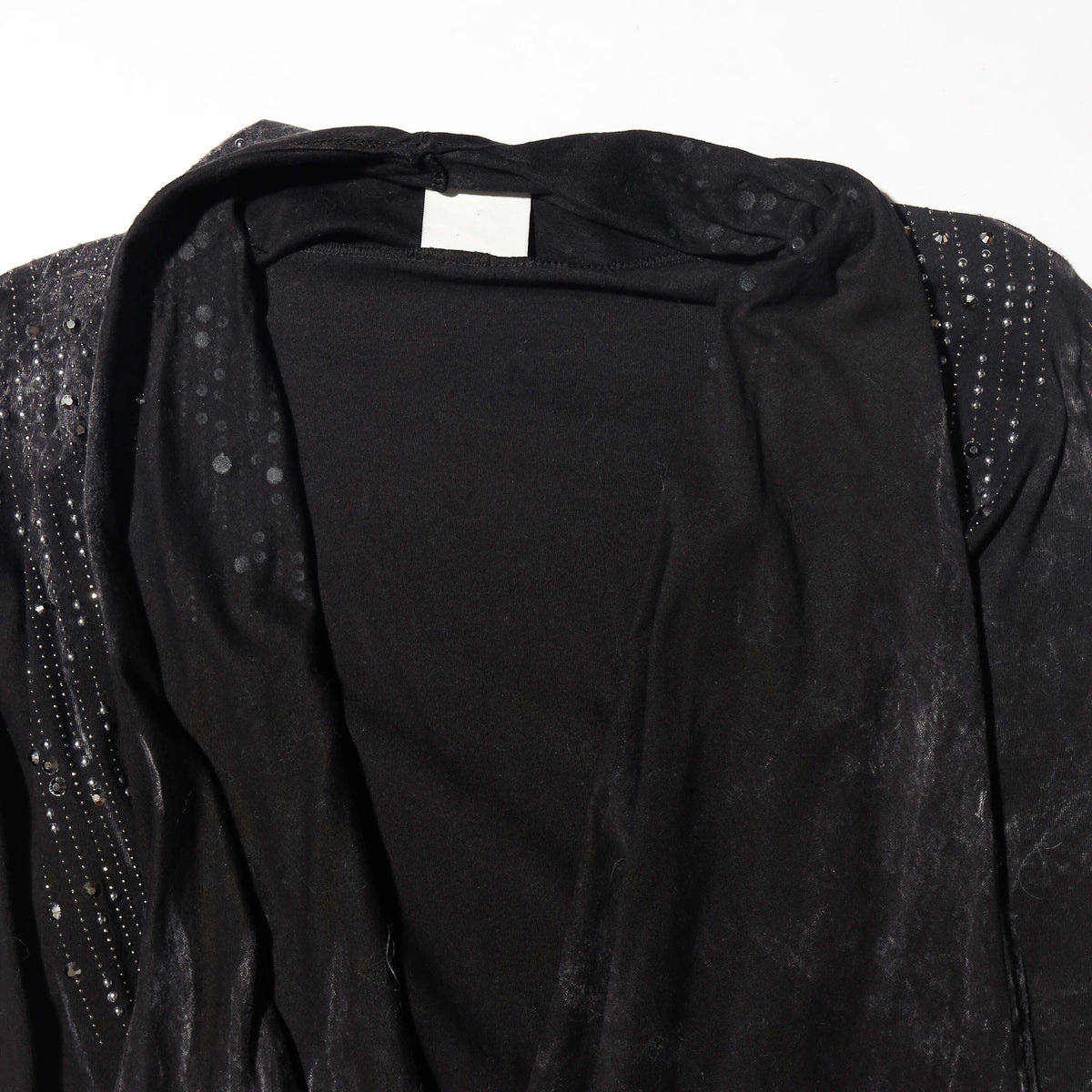 vintage distressed galaxy drape cardigan