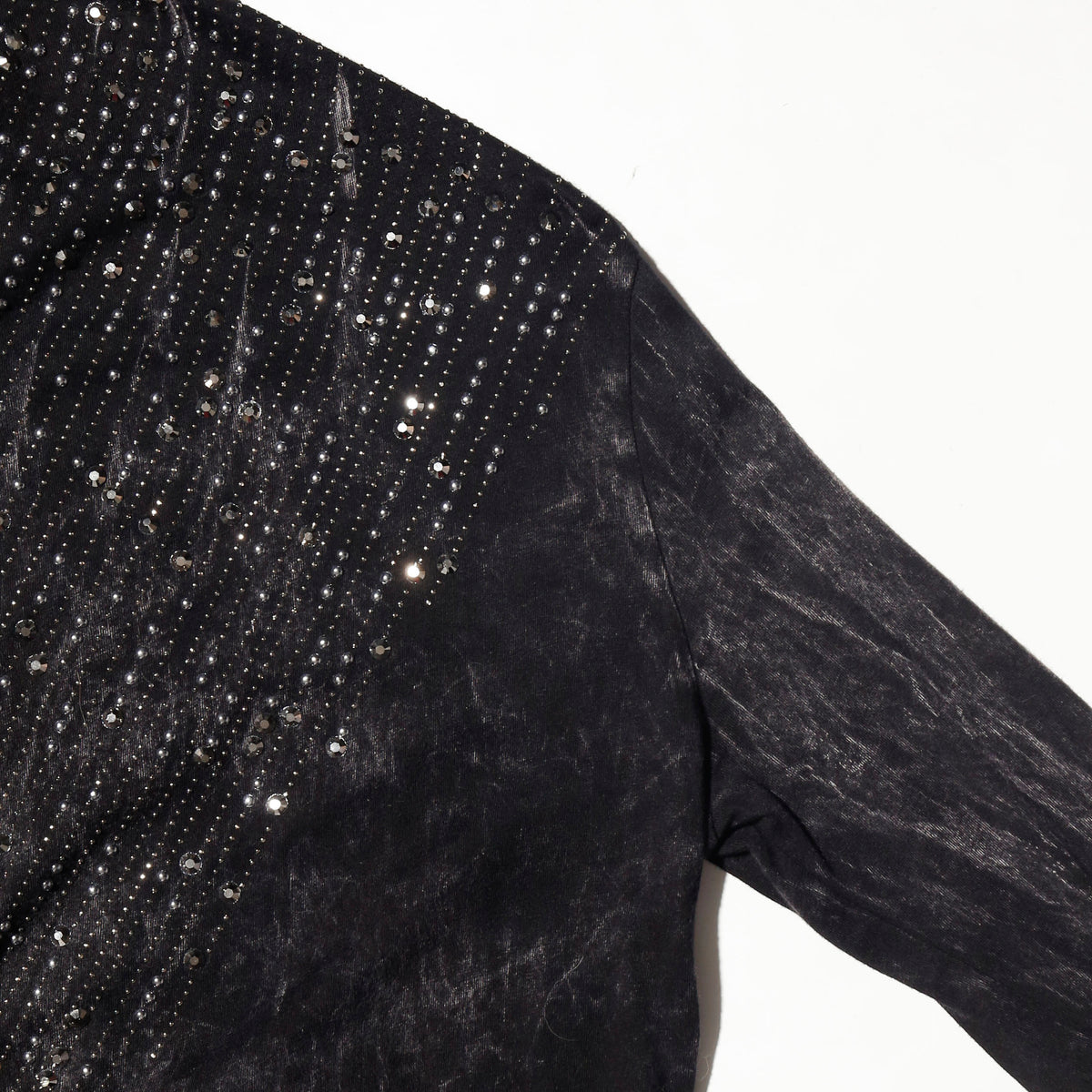 vintage distressed galaxy drape cardigan