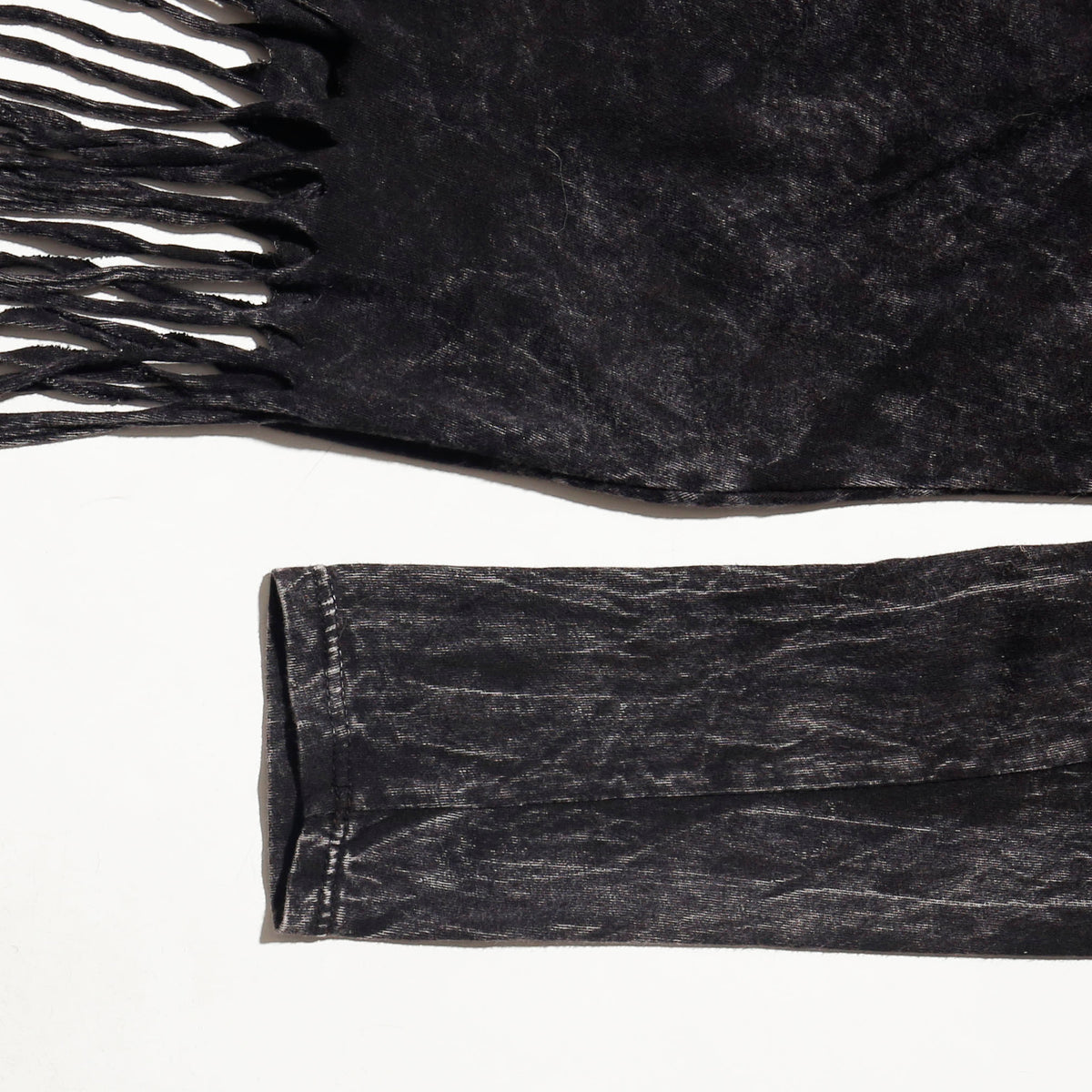 vintage distressed galaxy drape cardigan