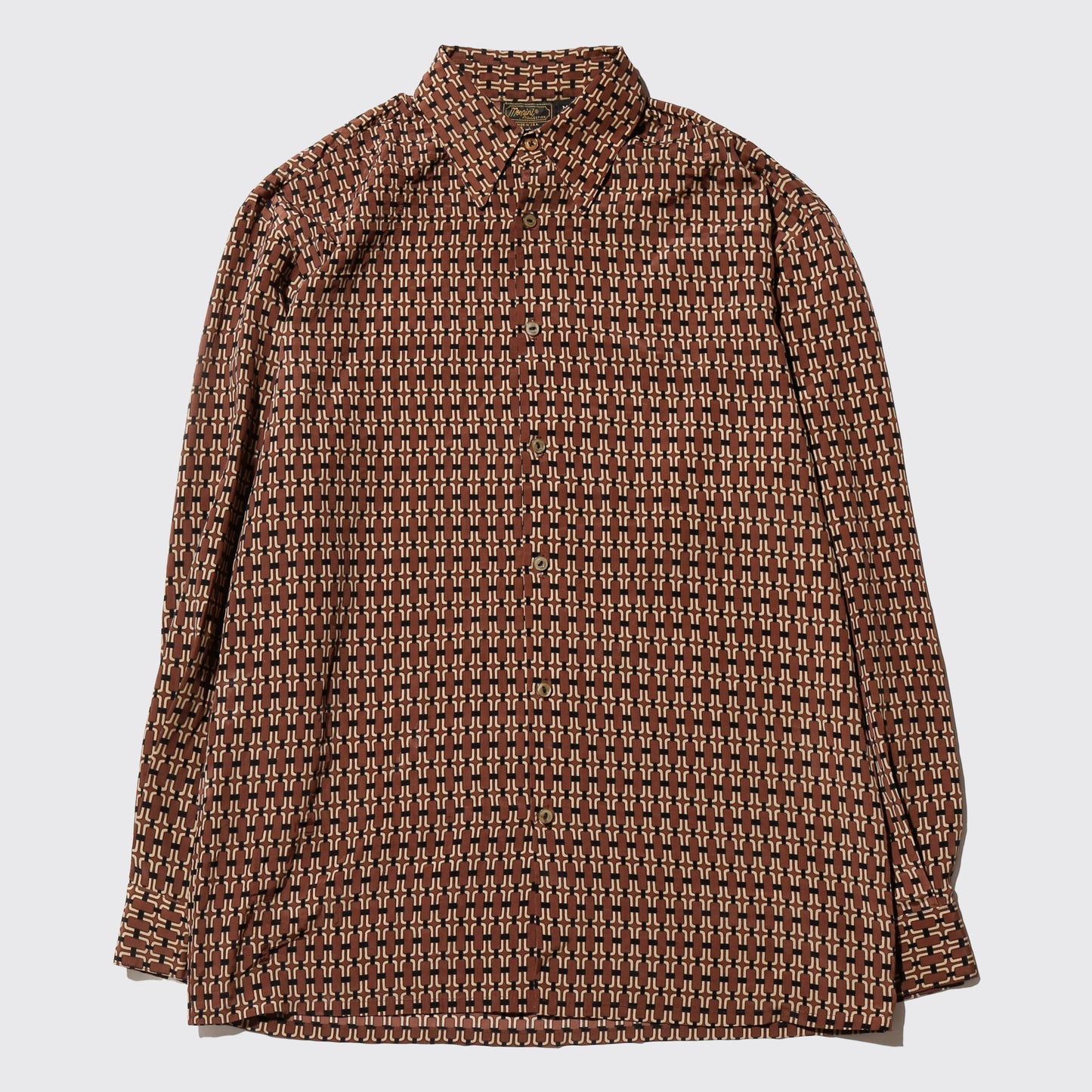 vintage link pattern shirt
