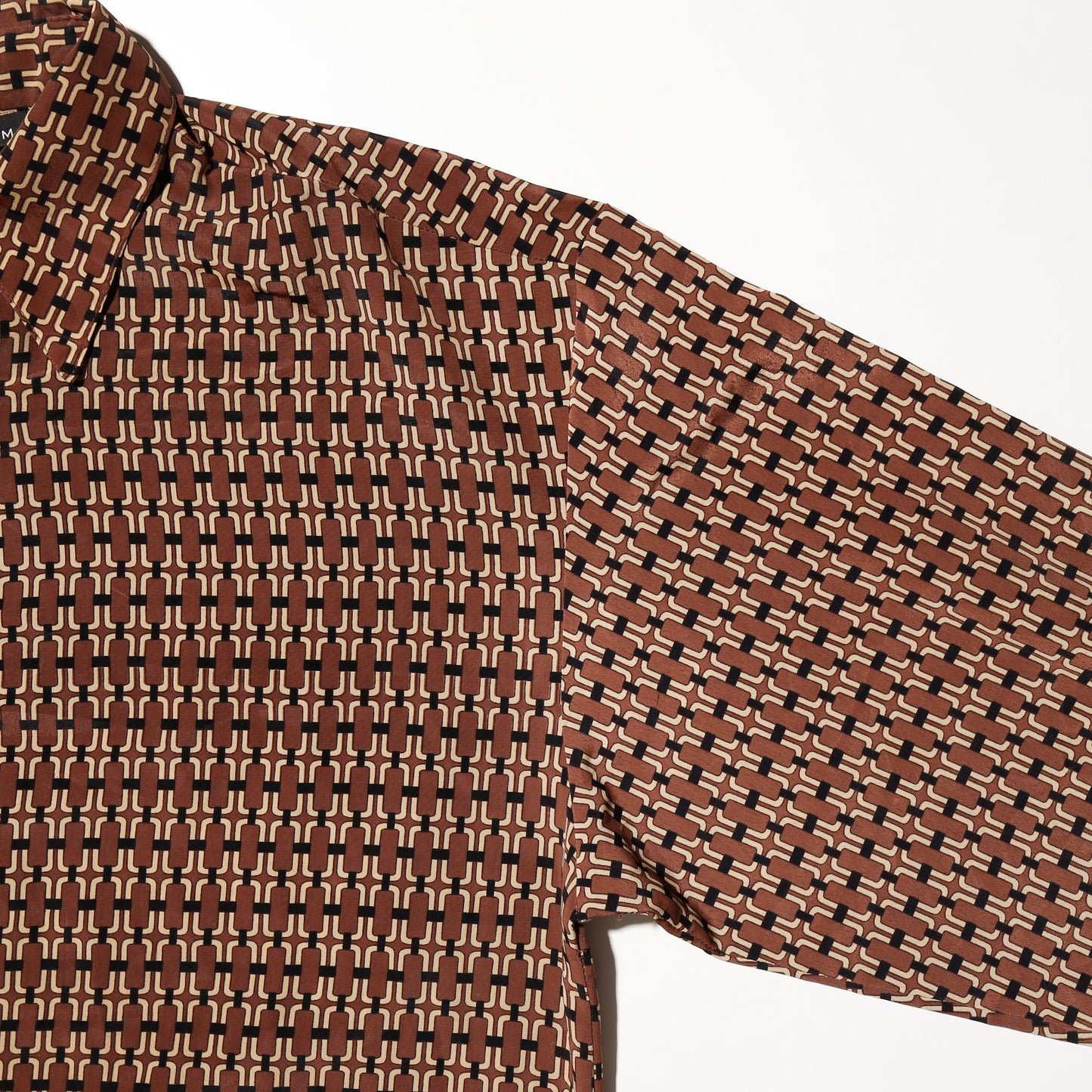 vintage link pattern shirt