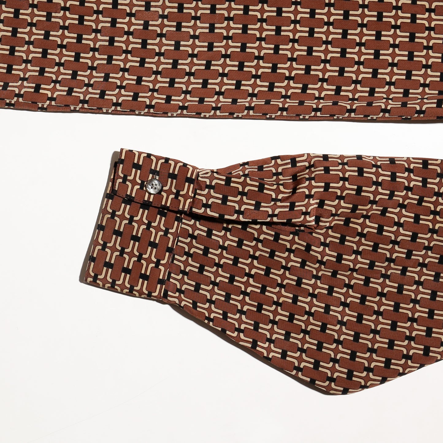 vintage link pattern shirt