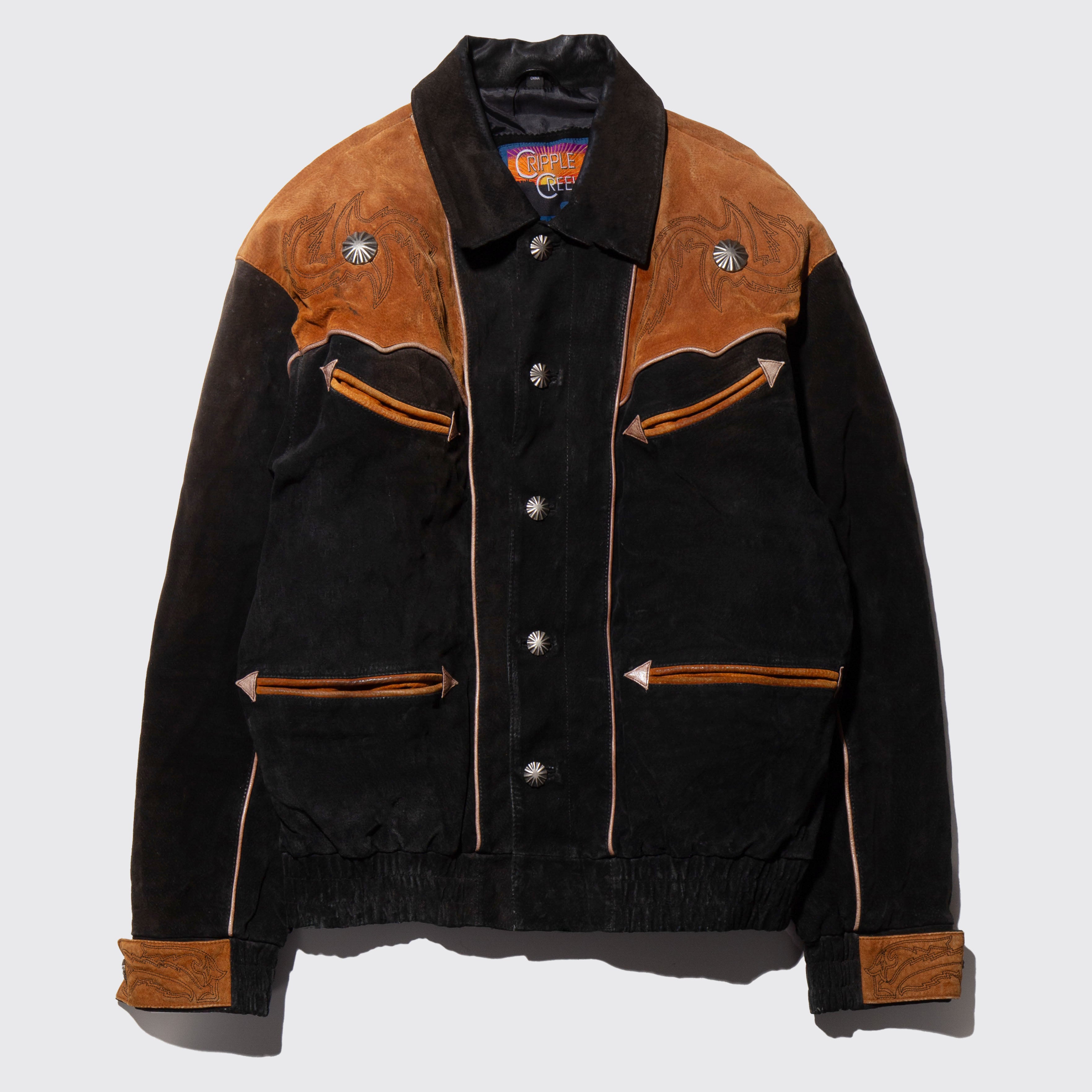 vintage western suede leather jacket – NOILL