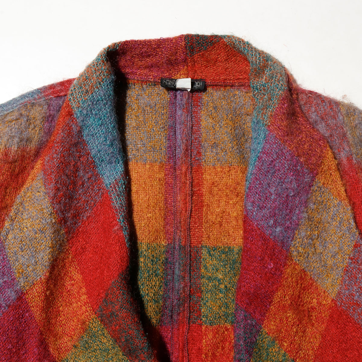 vintage madoras check carnival coat