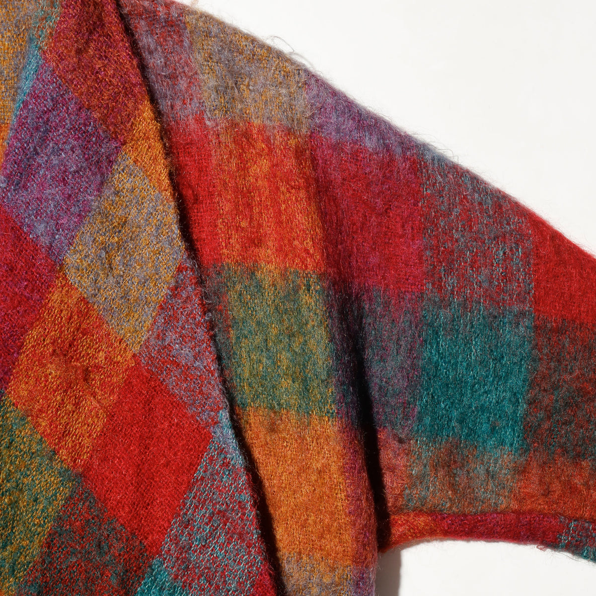 vintage madoras check carnival coat