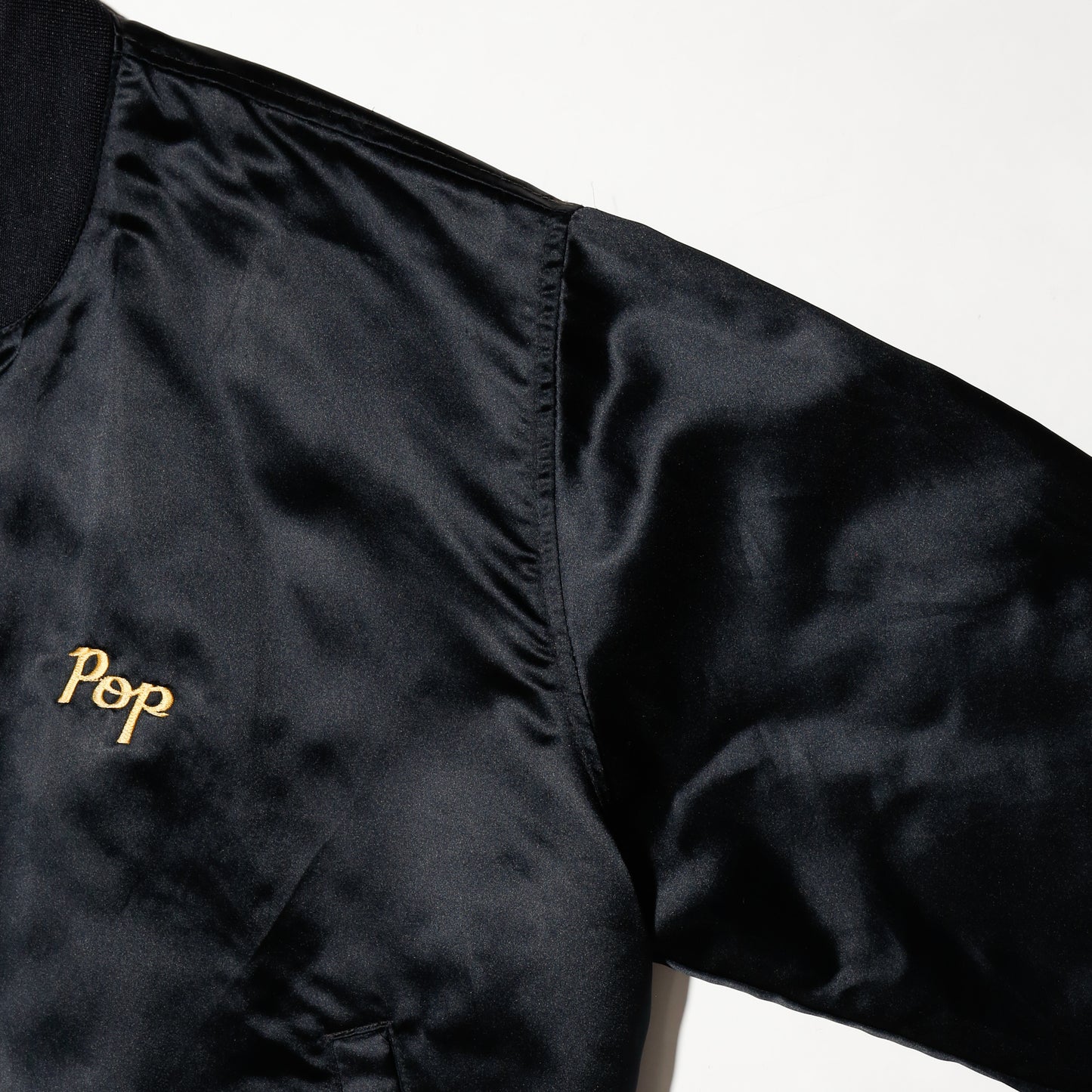 vintage korea souvenir satin jacket "pop"