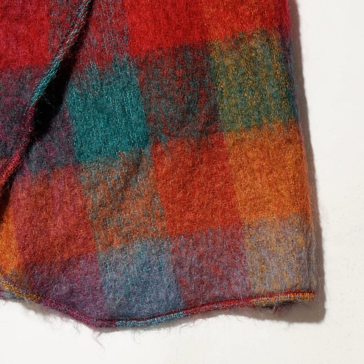 vintage madoras check carnival coat