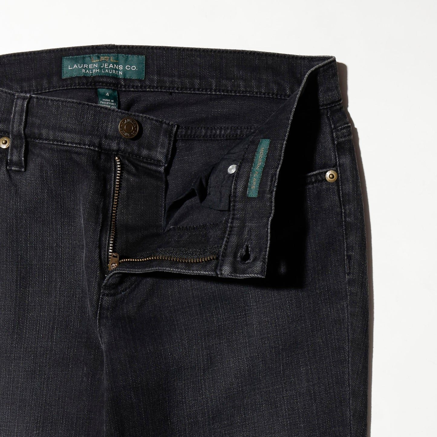 vintage lauren jeans faded flare jeans