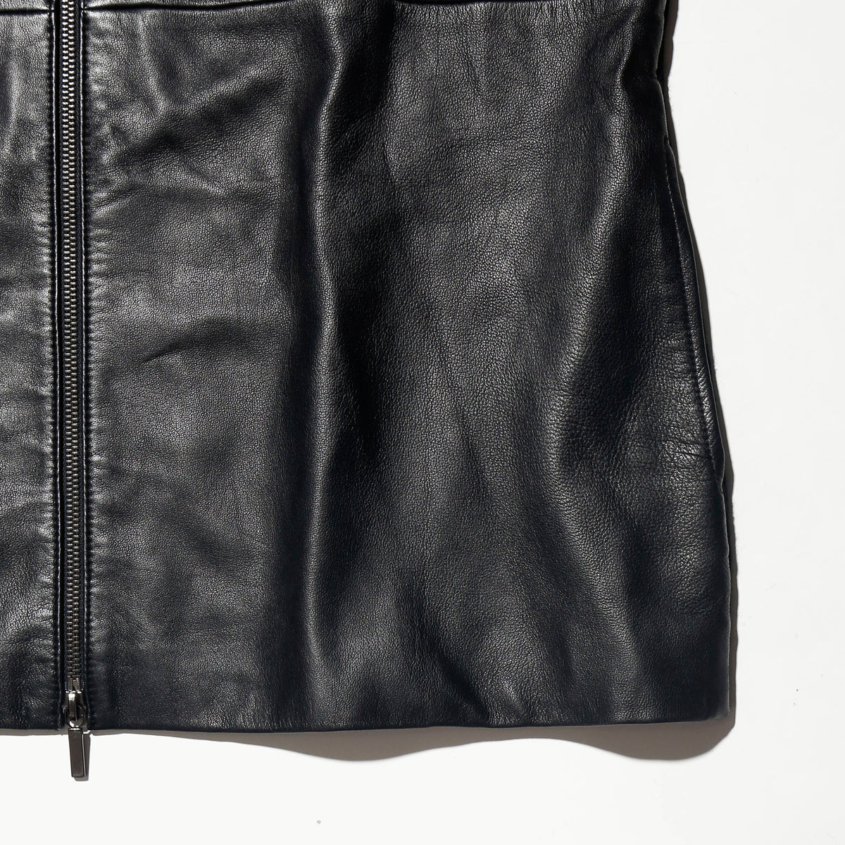 vintage leather combi drivers jacket