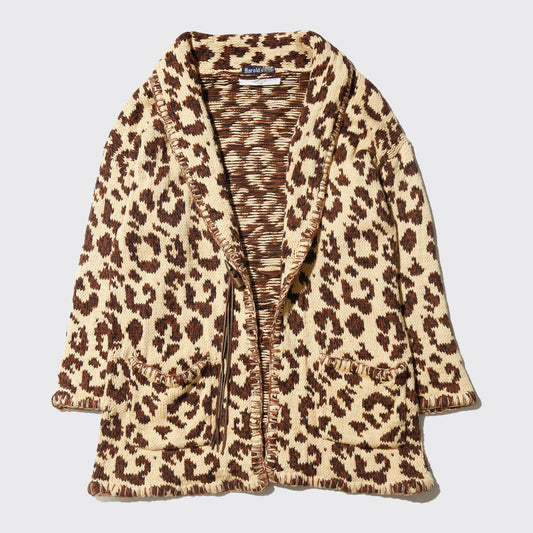 vintage harold's animal folklore knit gown
