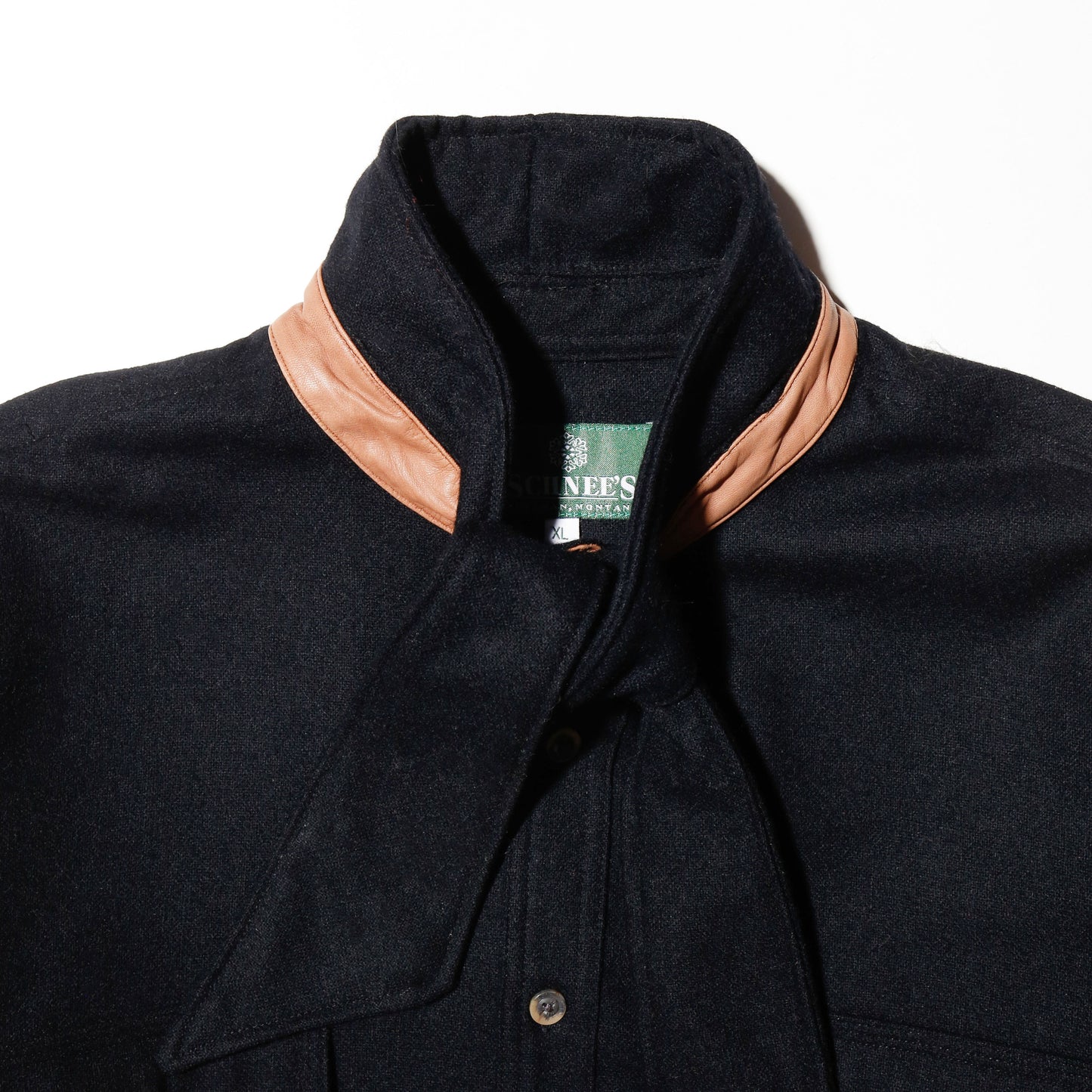 *one-off cropped bowtie wool shirt