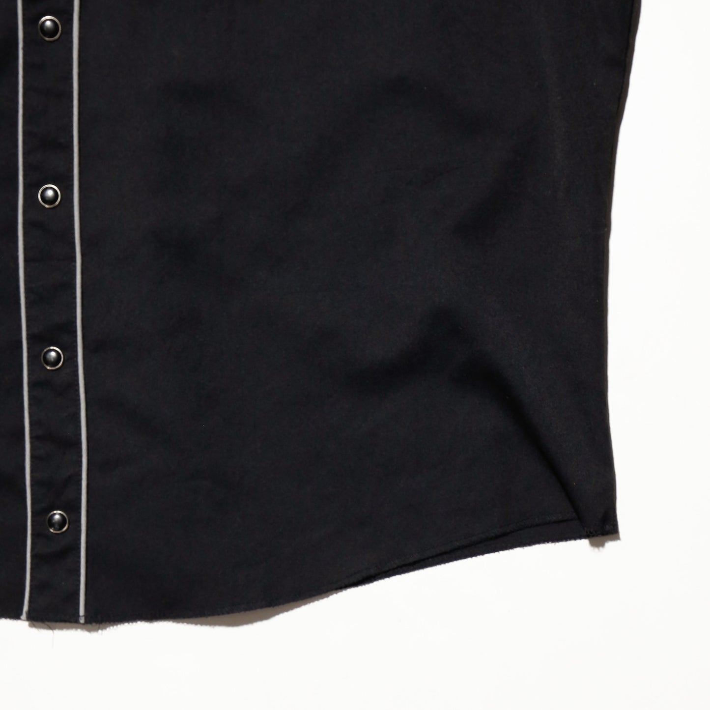 vintage cropped broderied western shirt
