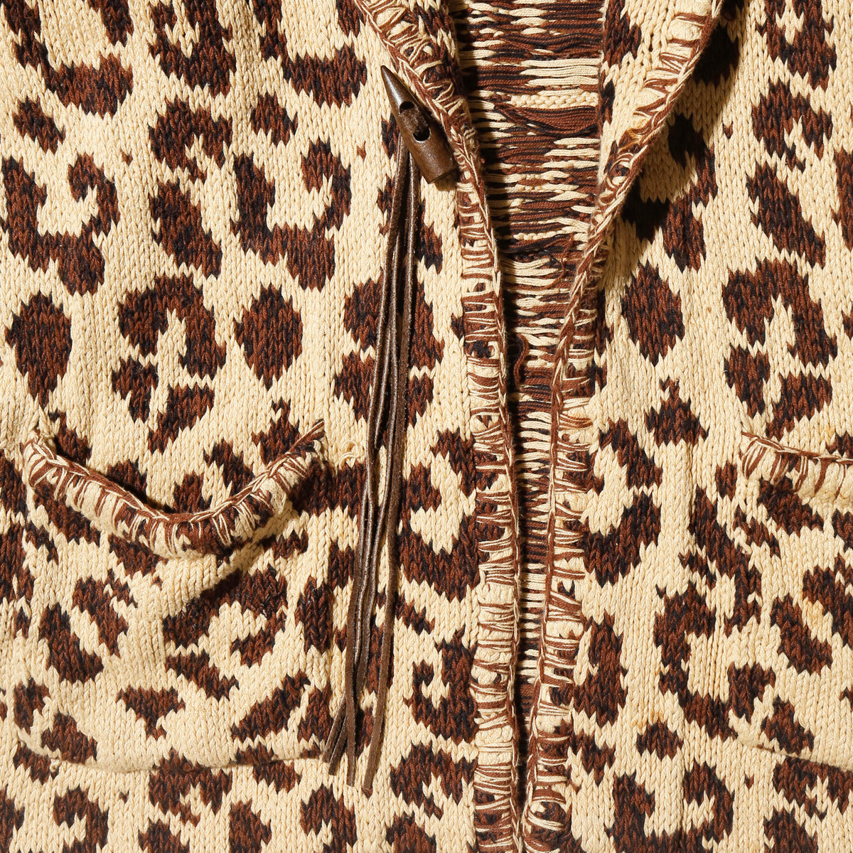 vintage harold's animal folklore knit gown