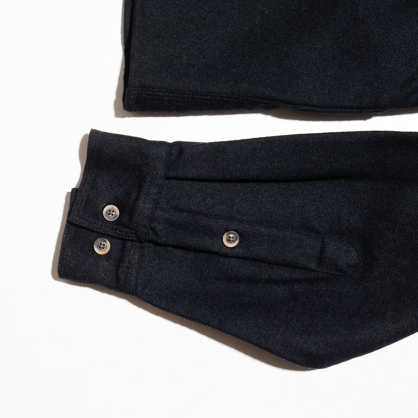 *one-off cropped bowtie wool shirt